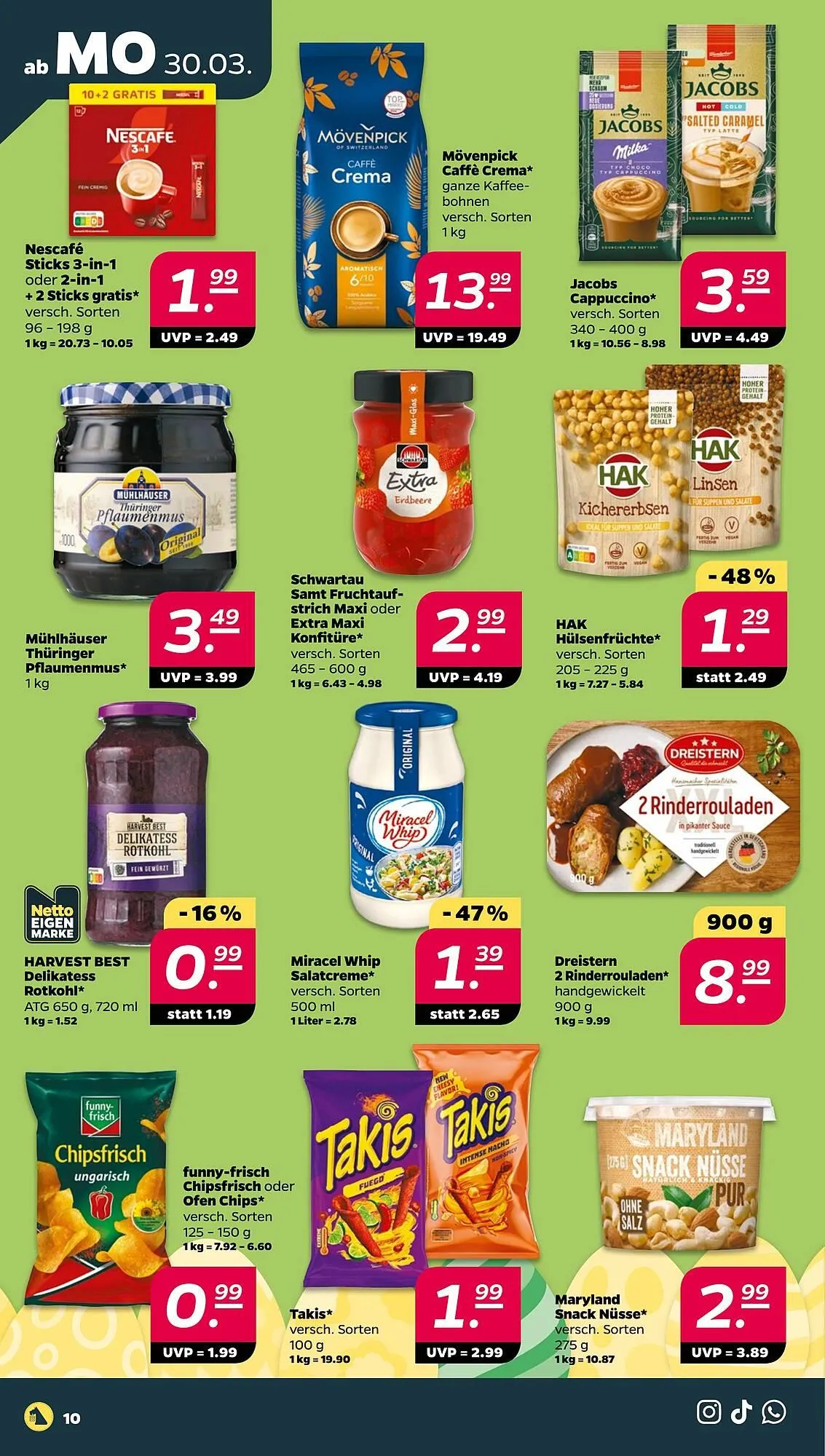 NETTO Prospekt von 30. März bis 4. April 2026 - Prospekt seite 10