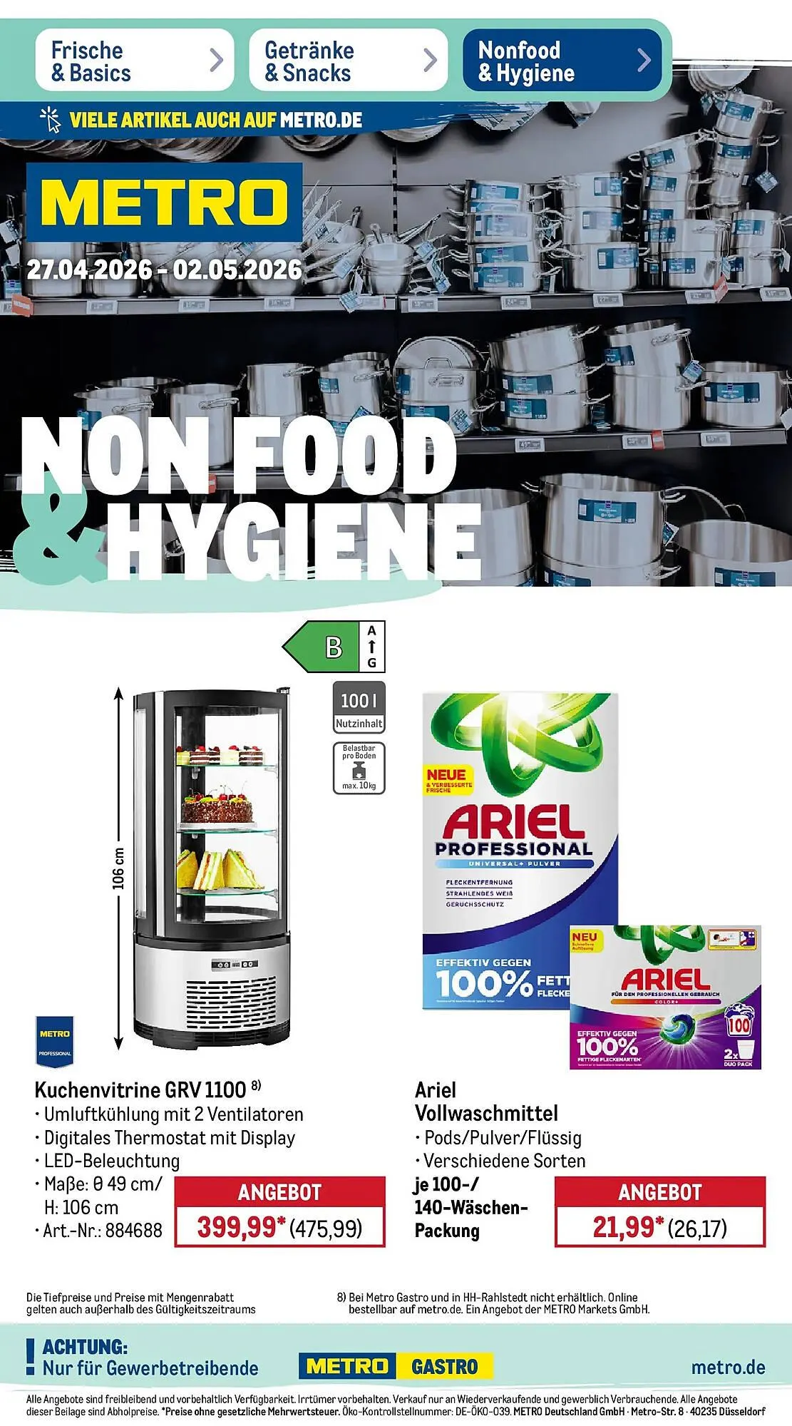 METRO Prospekt von 26. April bis 2. Mai 2026 - Prospekt seite 39