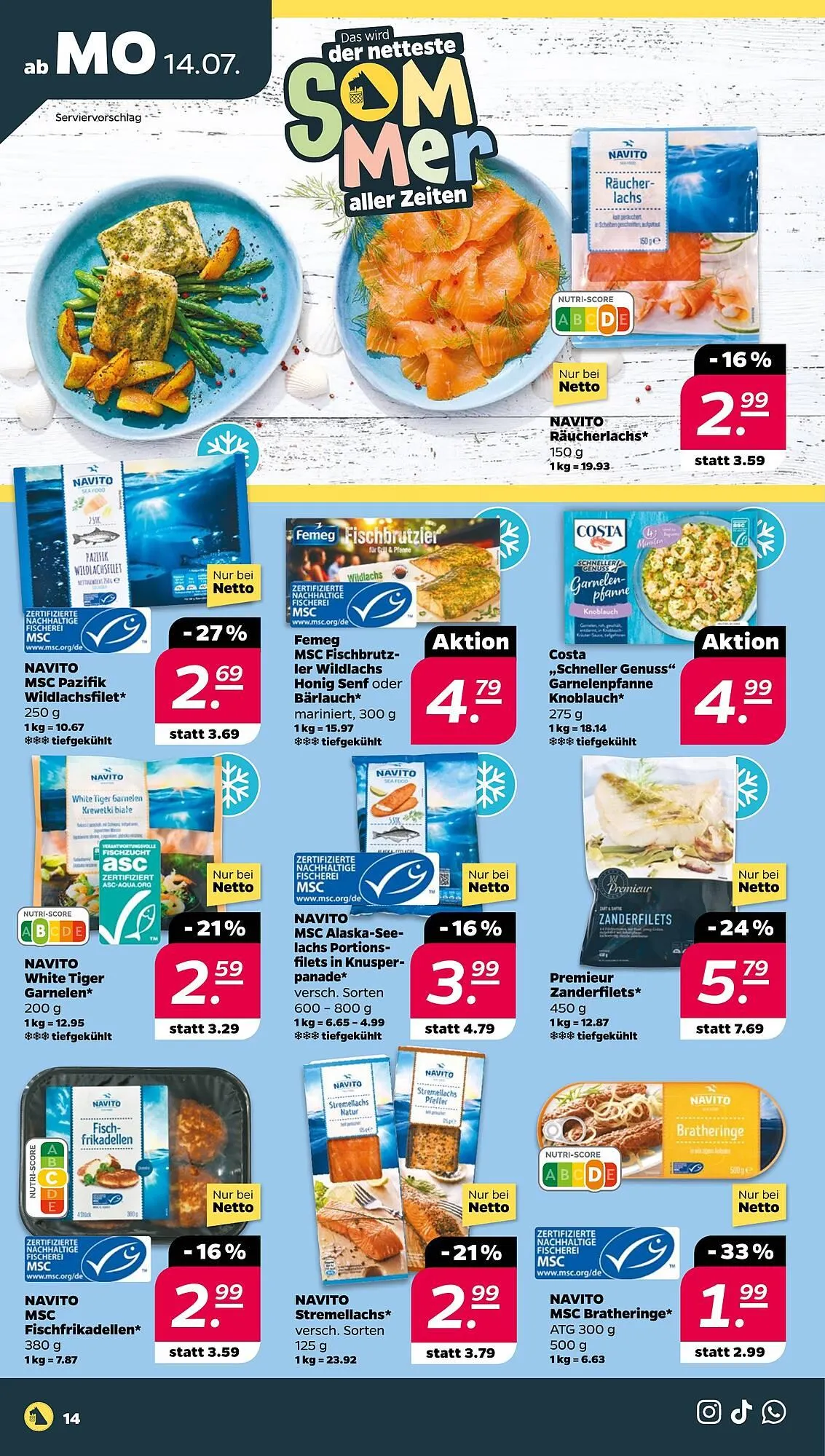 NETTO Prospekt von 14. Juli bis 19. Juli 2025 - Prospekt seite 16