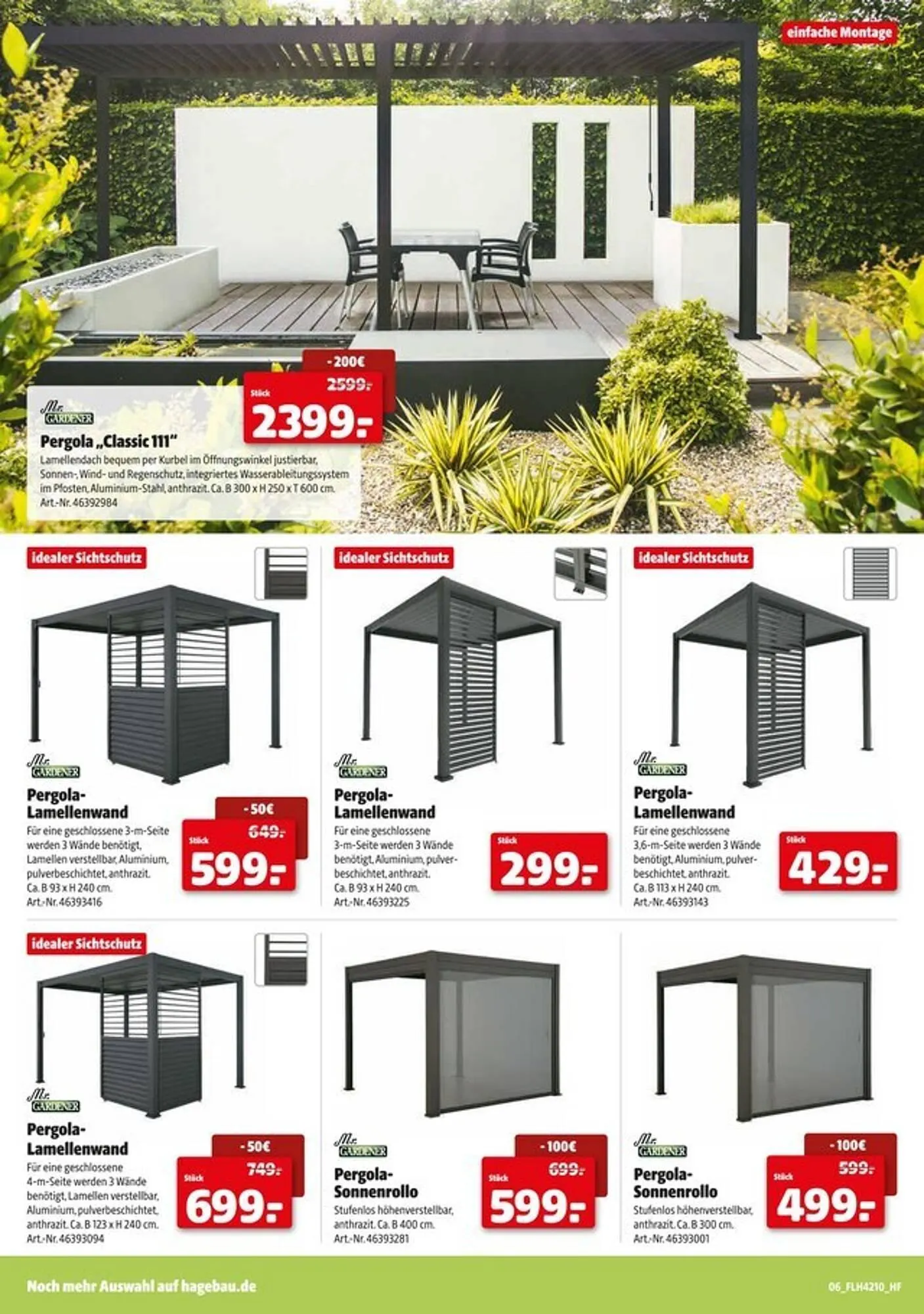 Hagebau Prospekt von 1. März bis 12. April 2025 - Prospekt seite 6