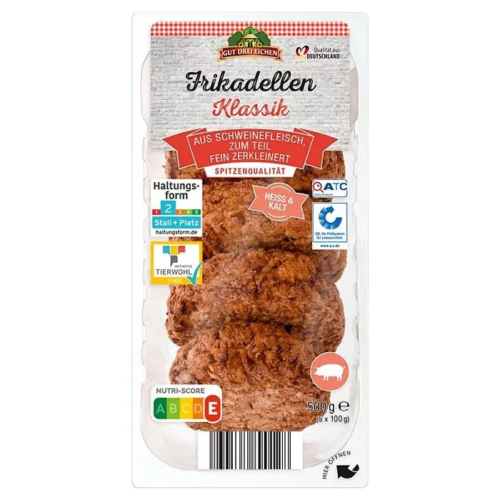 GUT DREI EICHEN Frikadellen 0,5 kg, Klassik