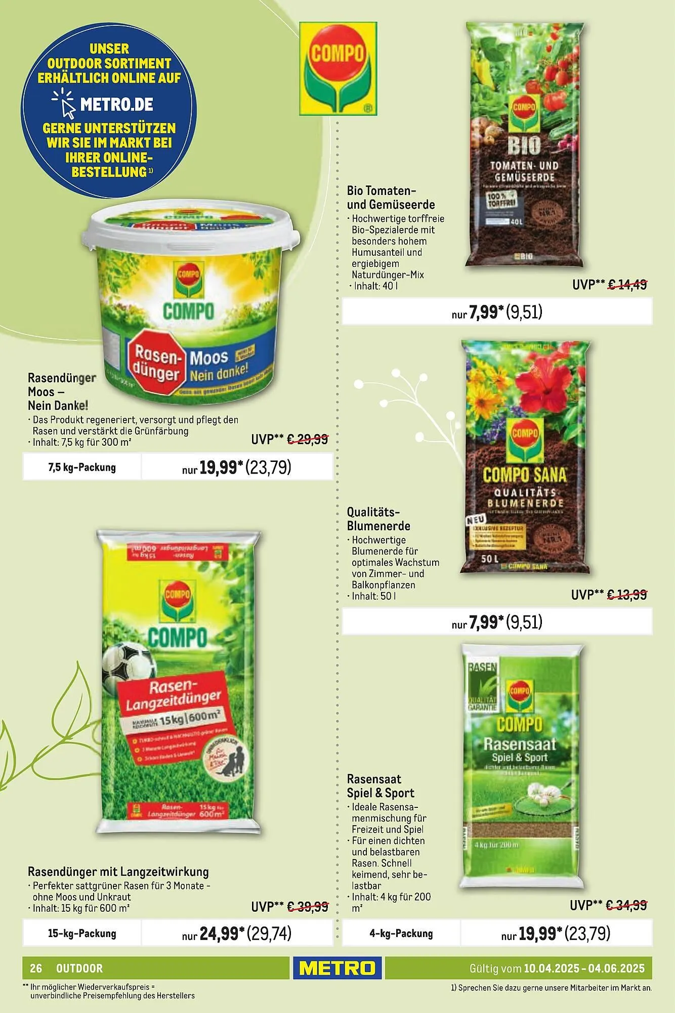 METRO Prospekt von 10. April bis 6. Juni 2025 - Prospekt seite 26