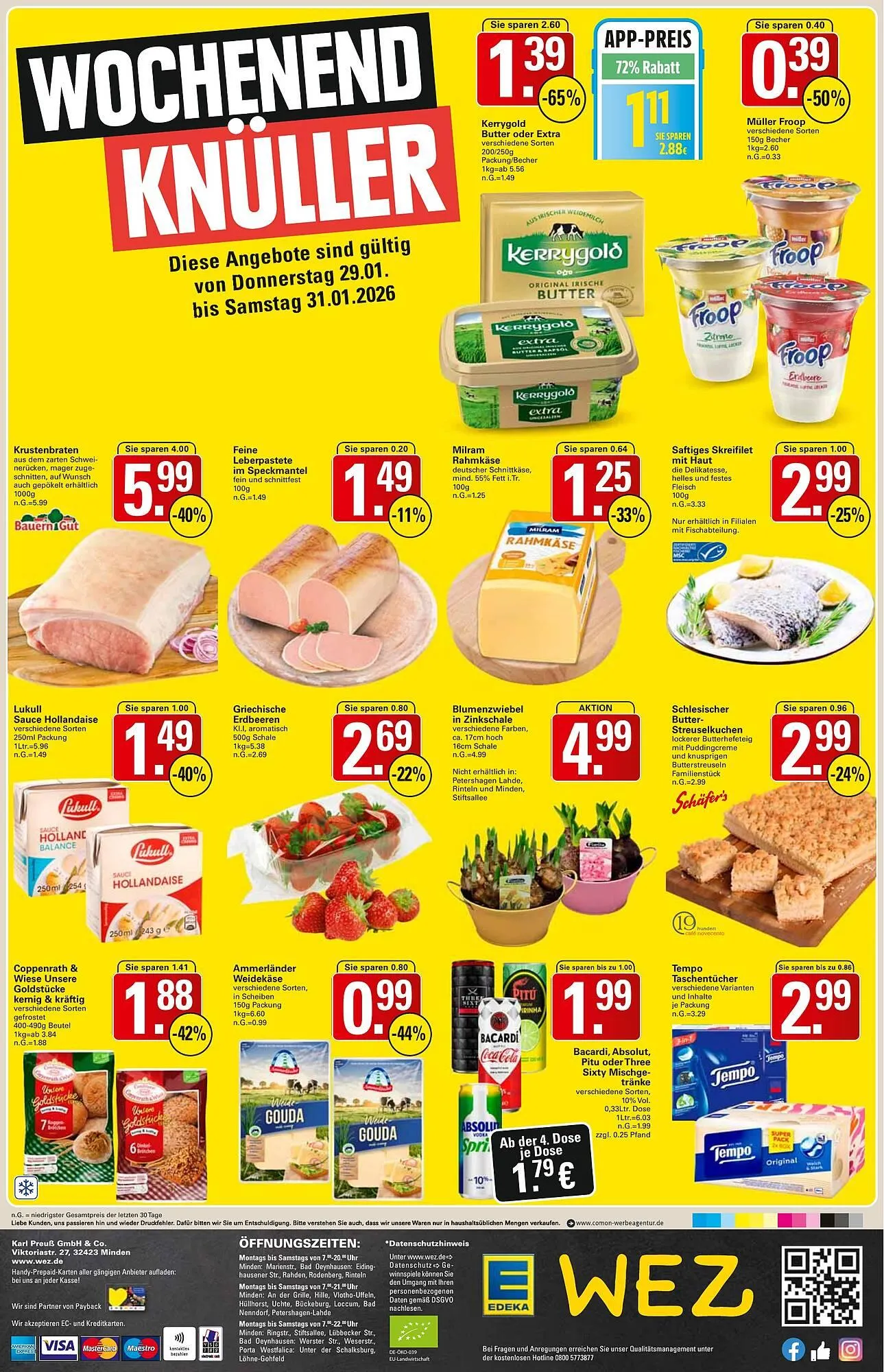 WEZ Prospekt von 26. Januar bis 31. Januar 2026 - Prospekt seite 16