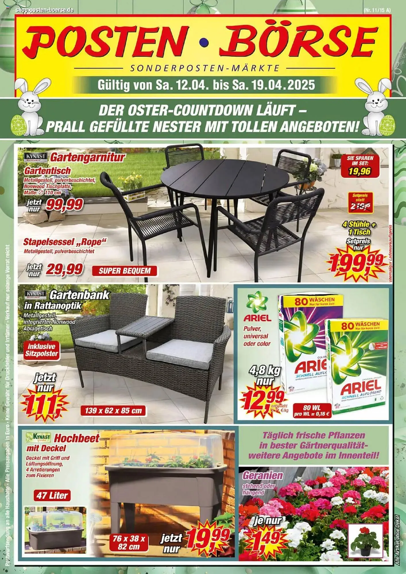 Posten Börse Prospekt von 12. April bis 19. April 2025 - Prospekt seite 1