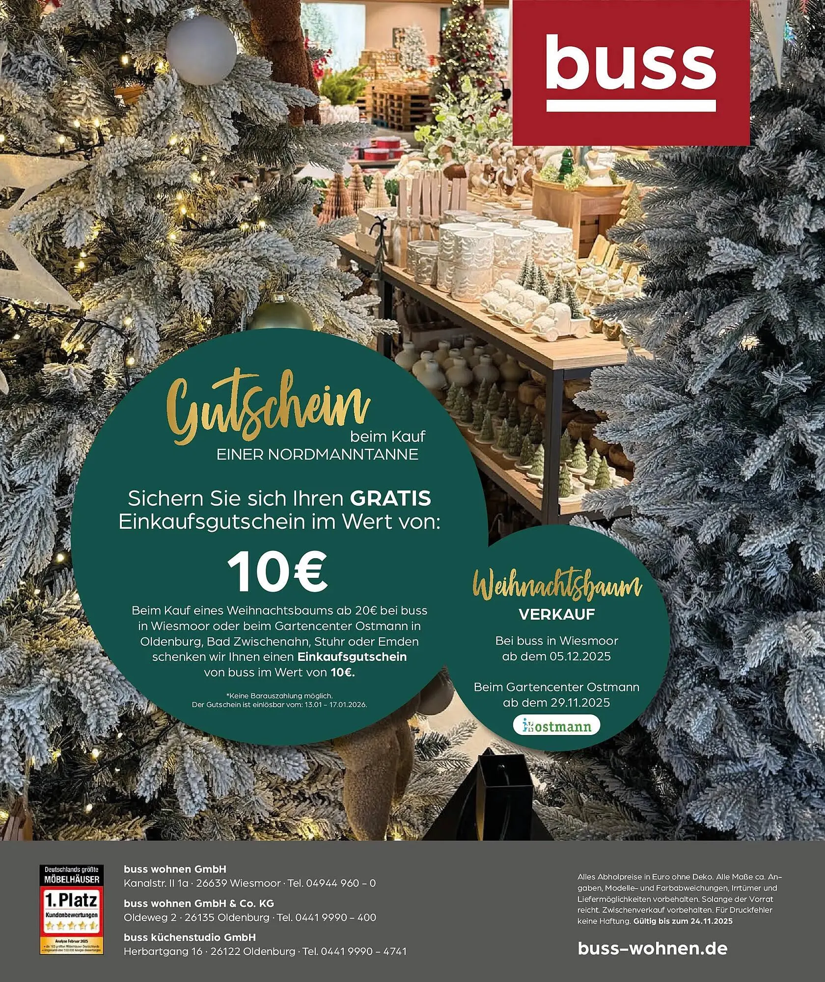 Möbel Buss Prospekt von 8. November bis 24. November 2025 - Prospekt seite 24