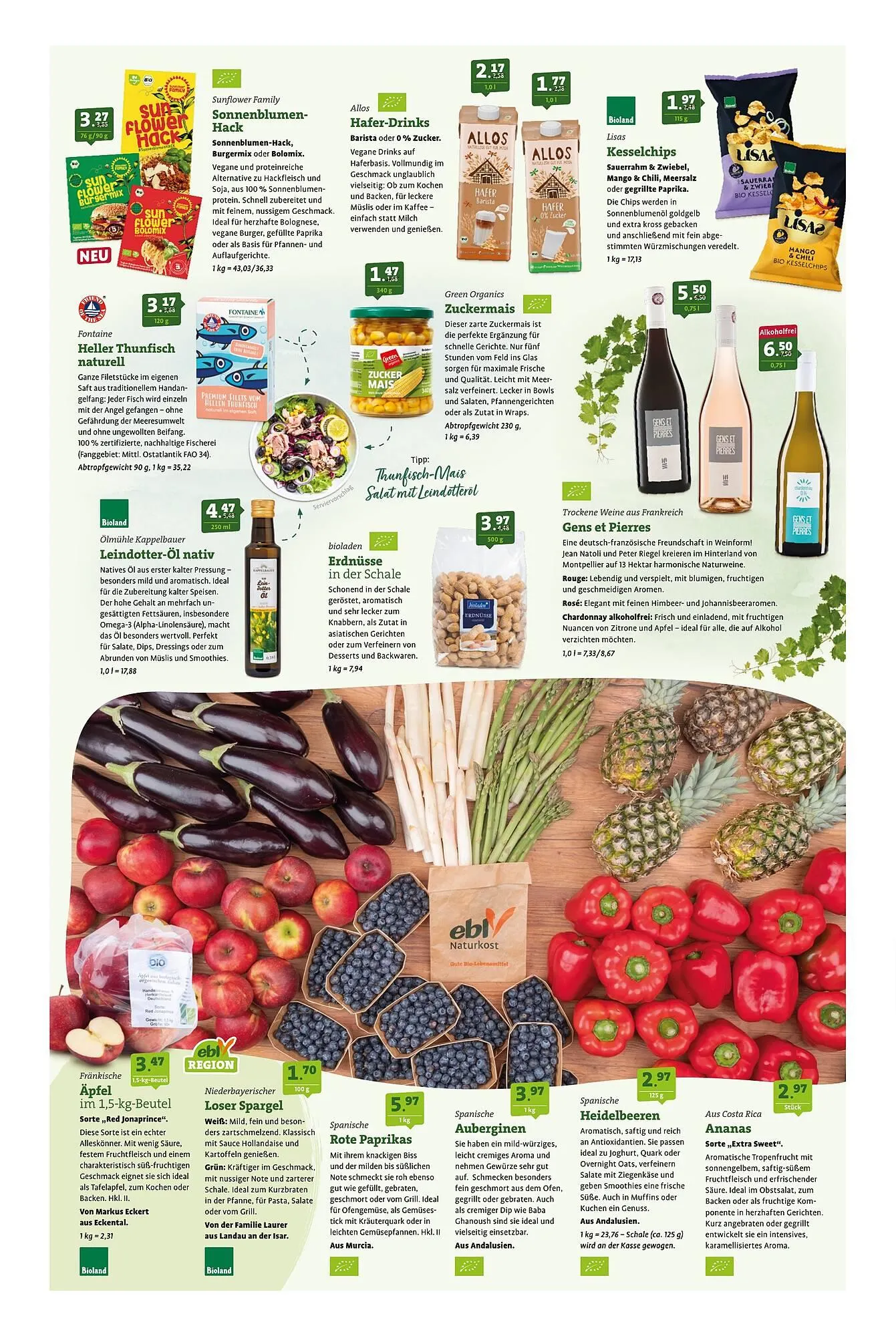 Ebl Naturkost Prospekt von 15. April bis 21. April 2026 - Prospekt seite 3