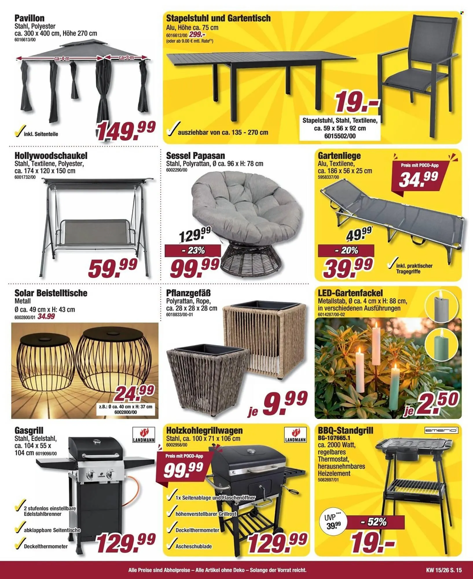 Poco Prospekt von 5. April bis 12. April 2026 - Prospekt seite 15