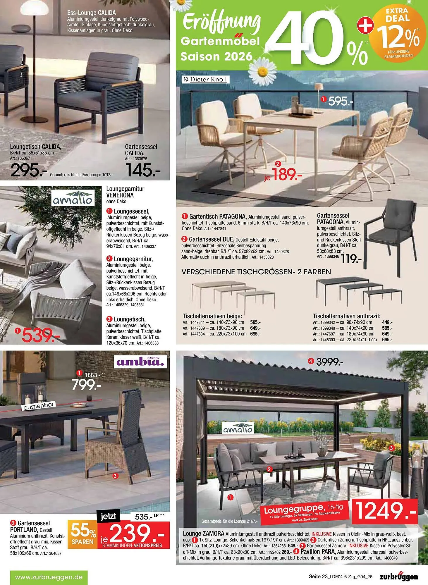 Zurbrüggen Prospekt von 10. April bis 25. April 2026 - Prospekt seite 49