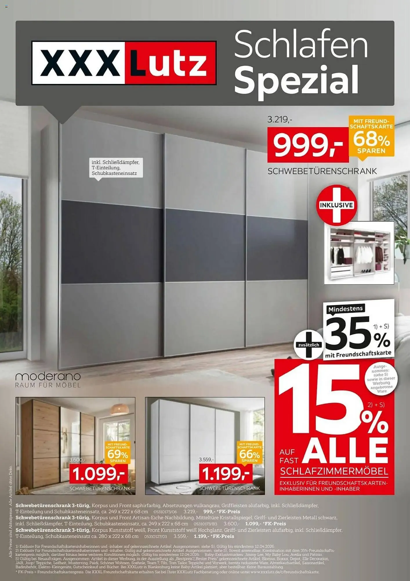 XXXLutz Prospekt von 29. März bis 12. April 2026 - Prospekt seite 1