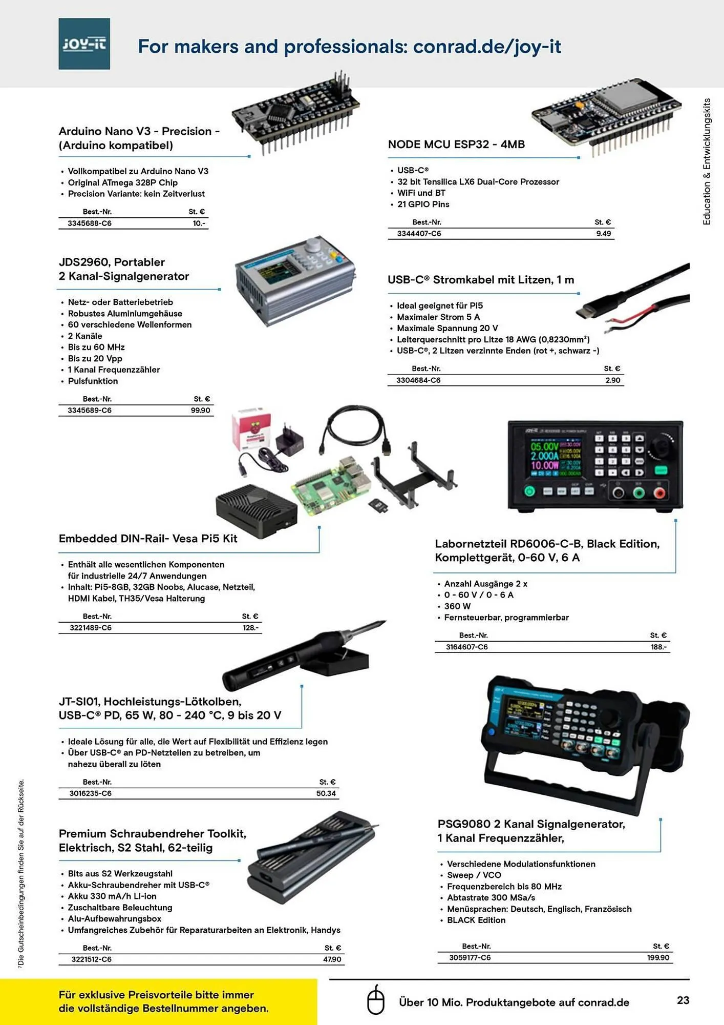 Conrad Prospekt von 25. September bis 31. Dezember 2025 - Prospekt seite 25