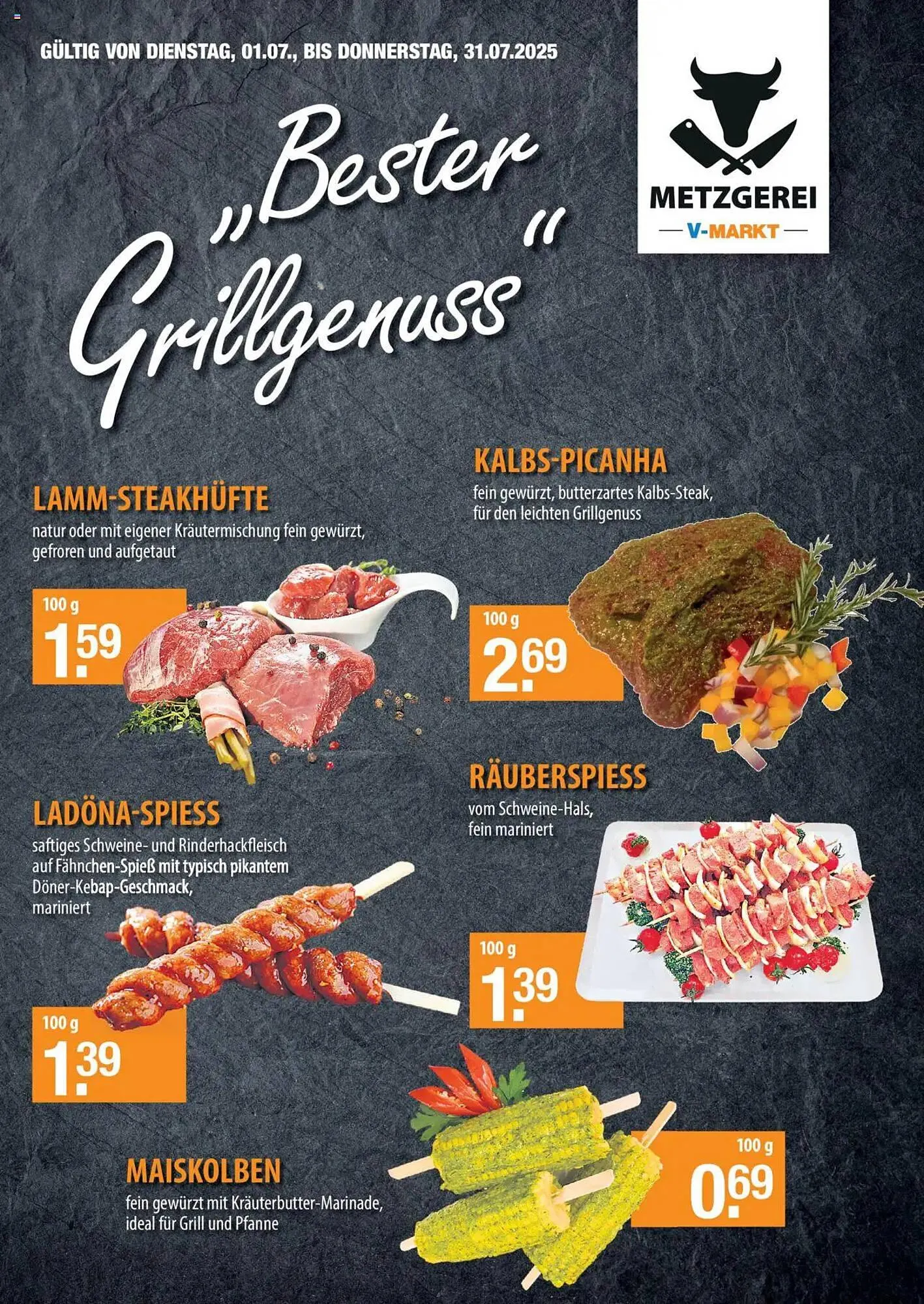 V Markt Prospekt von 1. Juli bis 31. Juli 2025 - Prospekt seite 1