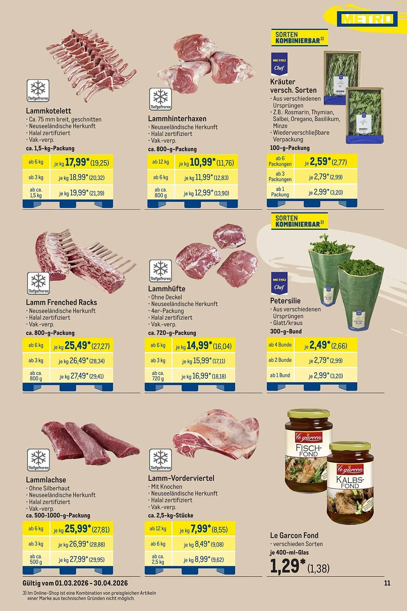 METRO Prospekt von 1. März bis 1. Mai 2026 - Prospekt seite 11