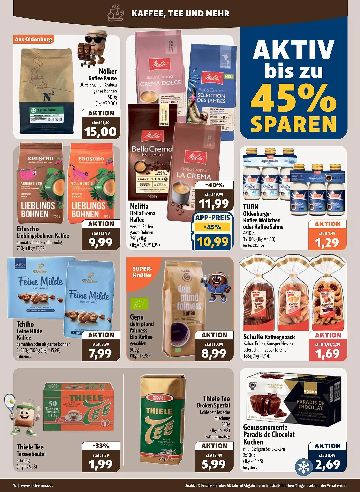 Aktiv Irma Prospekt von 5. Januar bis 10. Januar 2026 - Prospekt seite 12