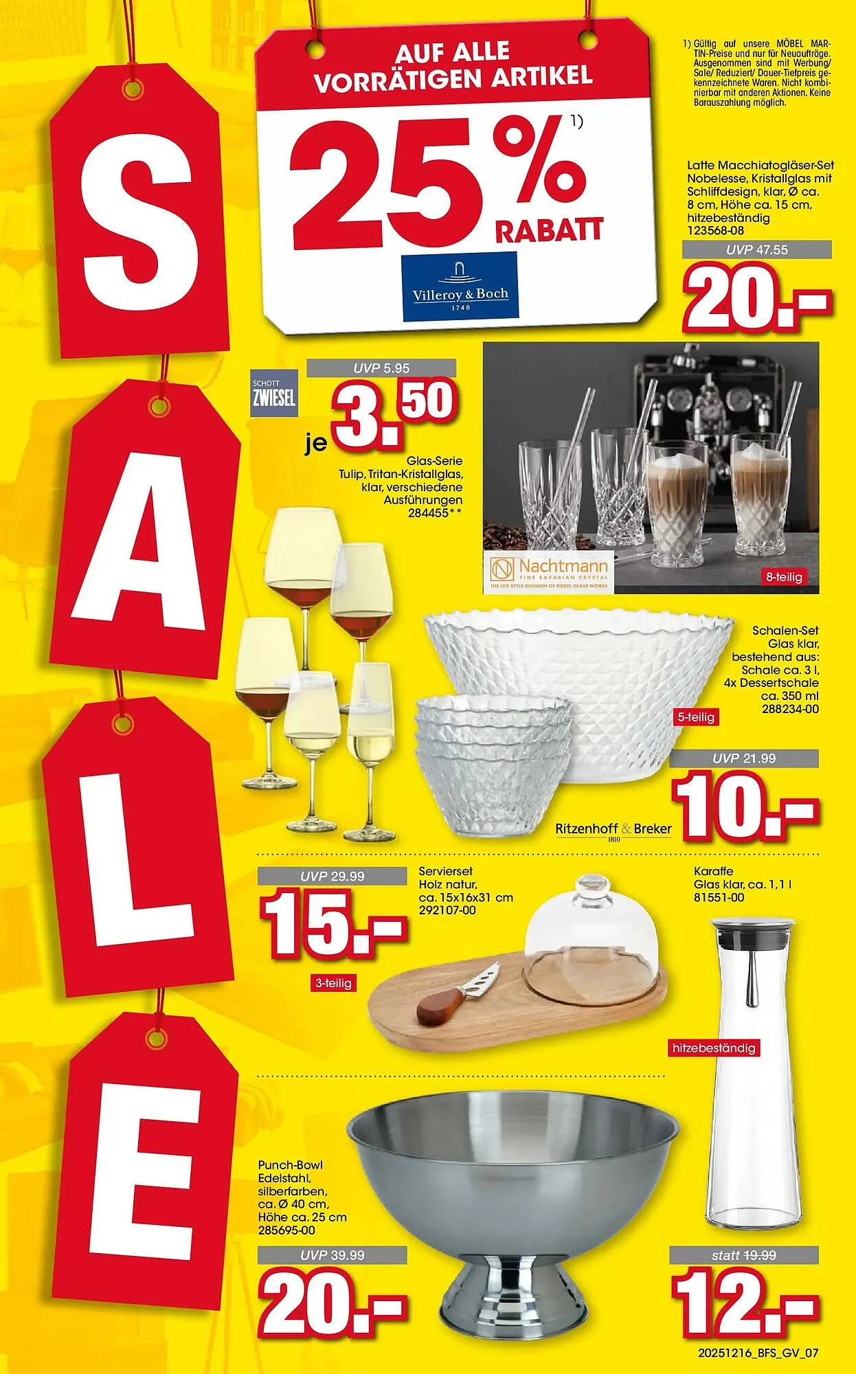 Möbel Martin Prospekt von 16. Dezember bis 4. Januar 2026 - Prospekt seite 7