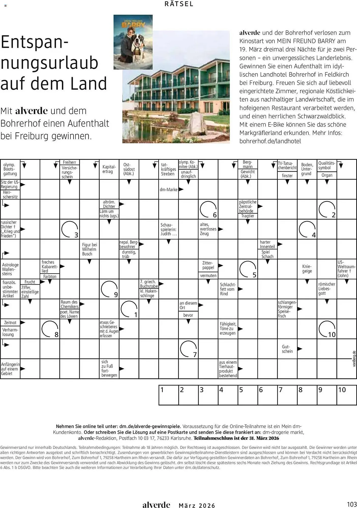 Dm drogerie Magazin von 1. März bis 31. März 2026 - Prospekt seite 103