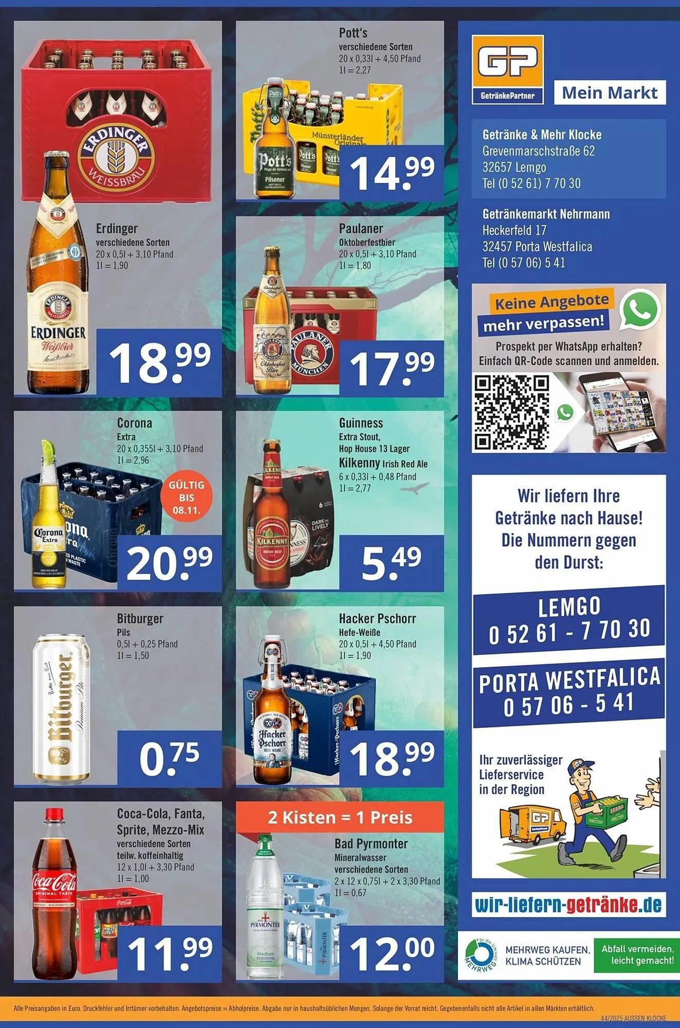 GetränkePartner Prospekt von 26. Oktober bis 9. November 2025 - Prospekt seite 4