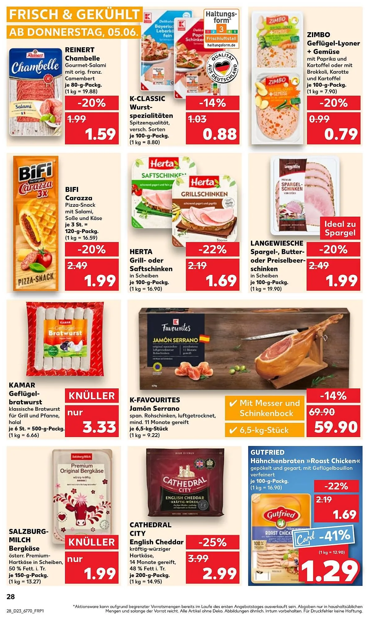 Kaufland Prospekt von 5. Juni bis 11. Juni 2025 - Prospekt seite 28
