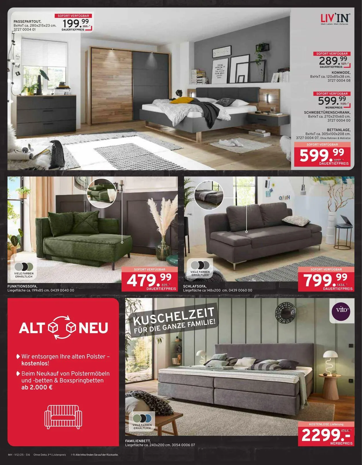 Möbel Heinrich Aktueller Prospekt von 17. November bis 7. Dezember 2025 - Prospekt seite 16