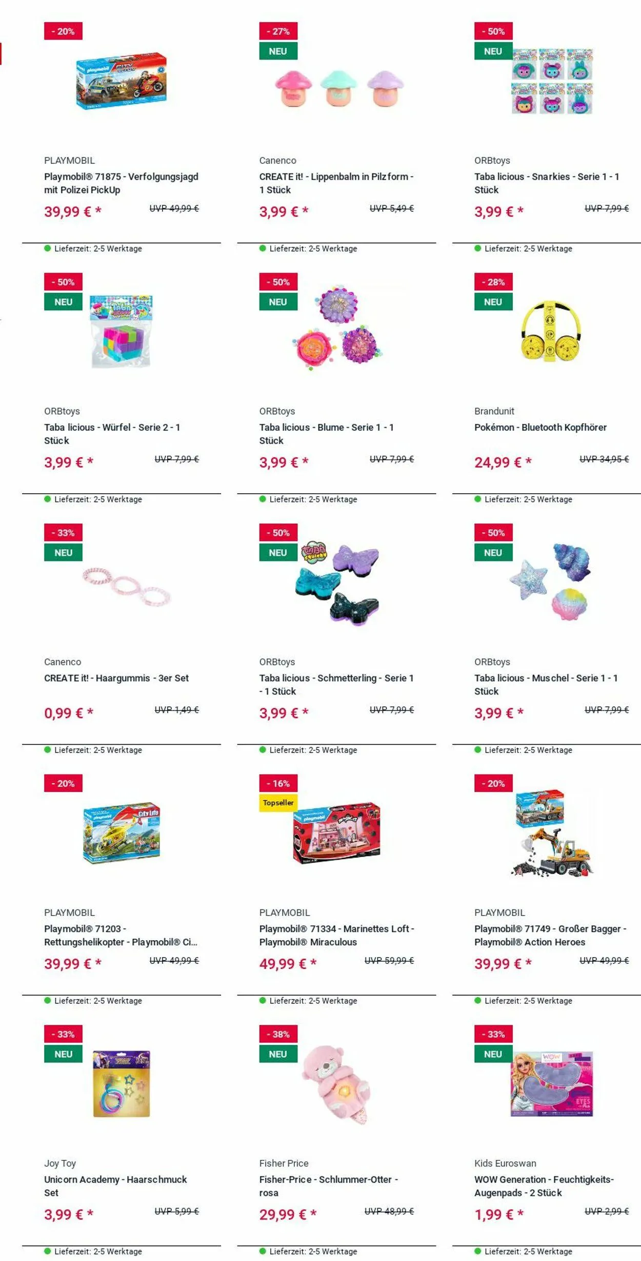 ROFU Kinderland Aktueller Prospekt von 24. November bis 3. Dezember 2025 - Prospekt seite 8