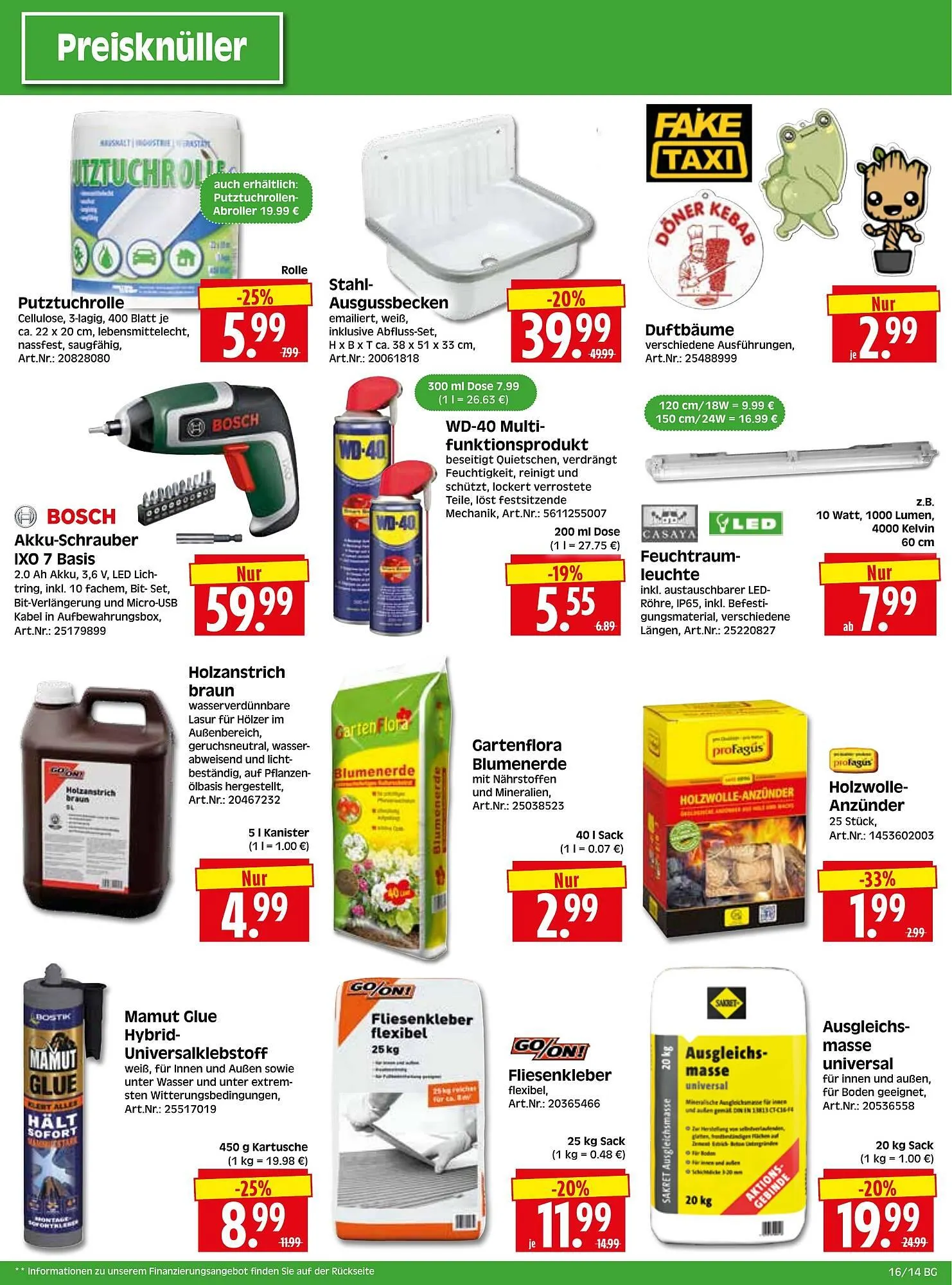 Herkules Baumarkt Prospekt von 14. April bis 19. April 2025 - Prospekt seite 14