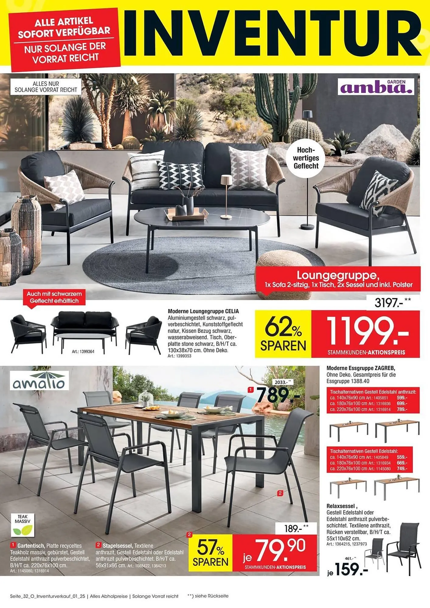 Zurbrüggen Prospekt von 31. Mai bis 6. Juni 2025 - Prospekt seite 32