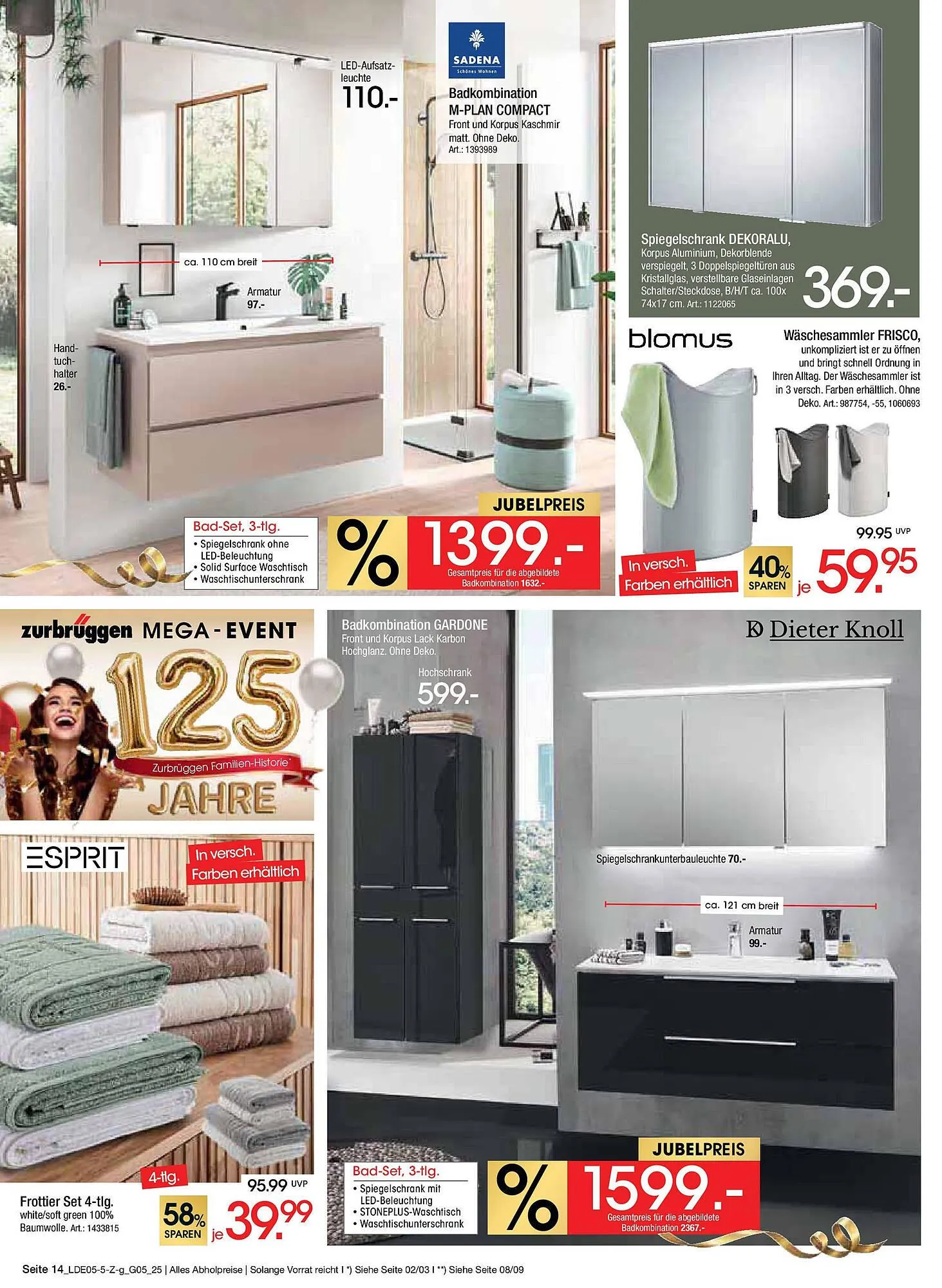 Zurbrüggen Prospekt von 9. Mai bis 24. Mai 2025 - Prospekt seite 14