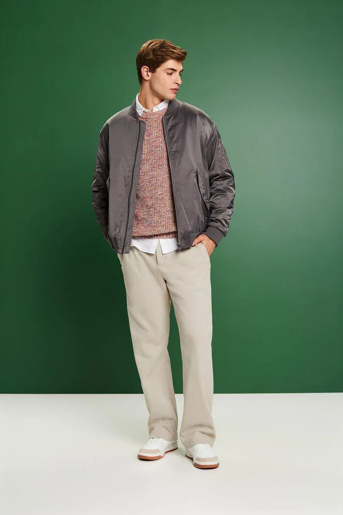 Knitted Piqué-Jersey Pants