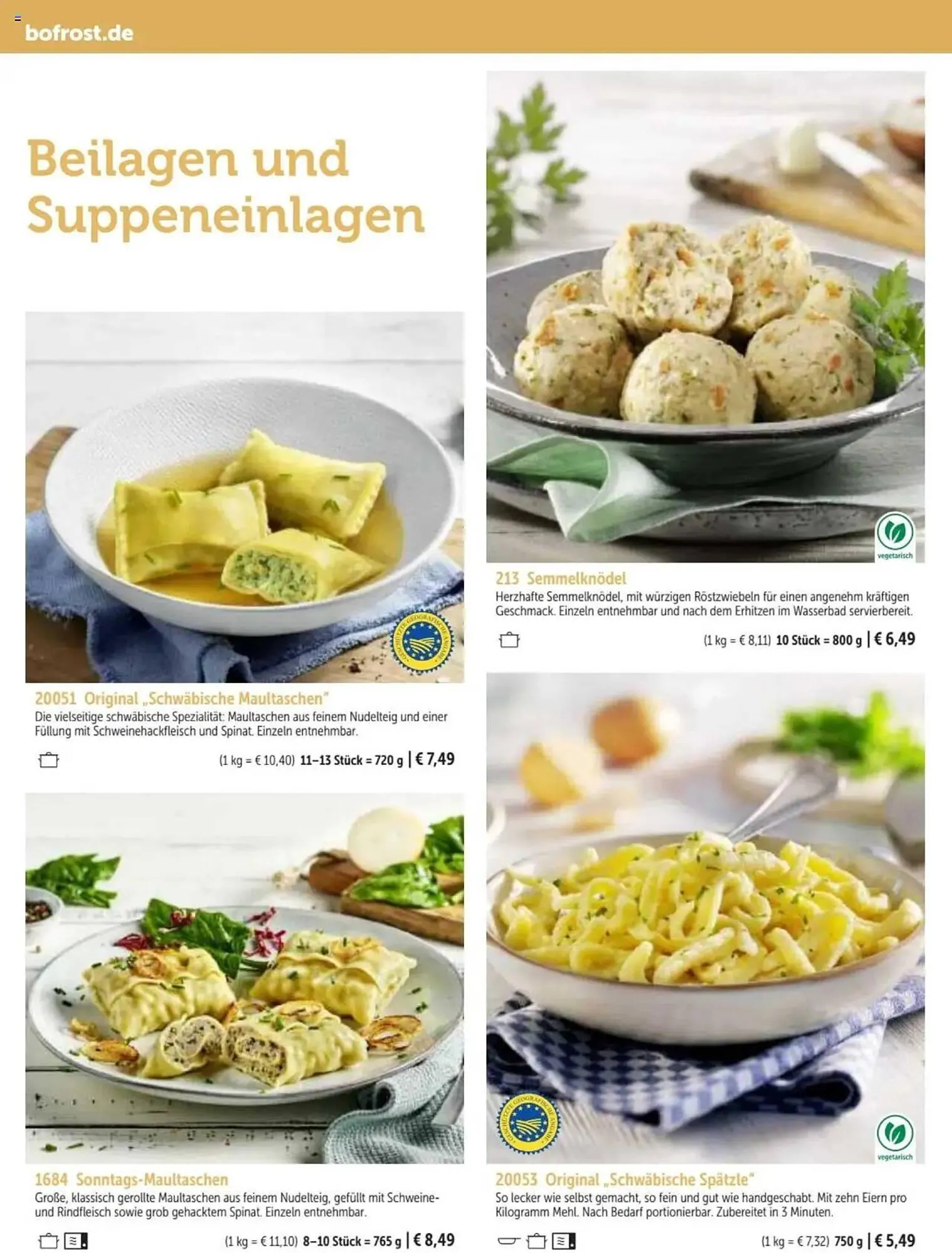 Bofrost Prospekt von 2. März bis 6. September 2025 - Prospekt seite 50