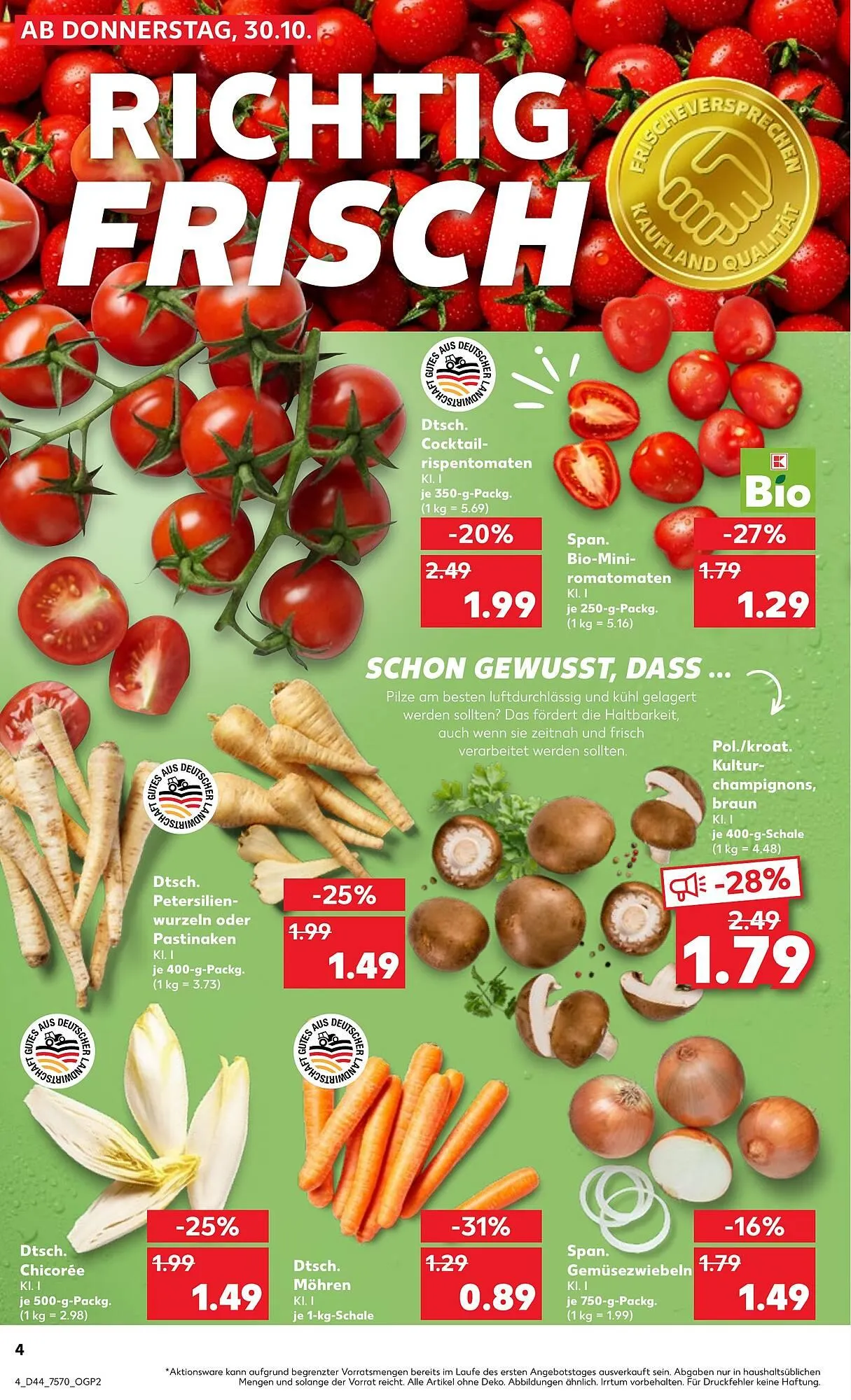 Kaufland Prospekt von 30. Oktober bis 5. November 2025 - Prospekt seite 4