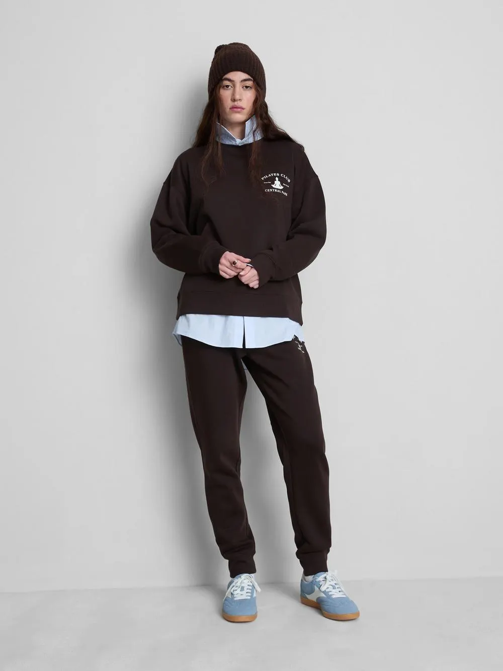 Bedruckte Skinny-Jogginghose aus Baumwollmischung