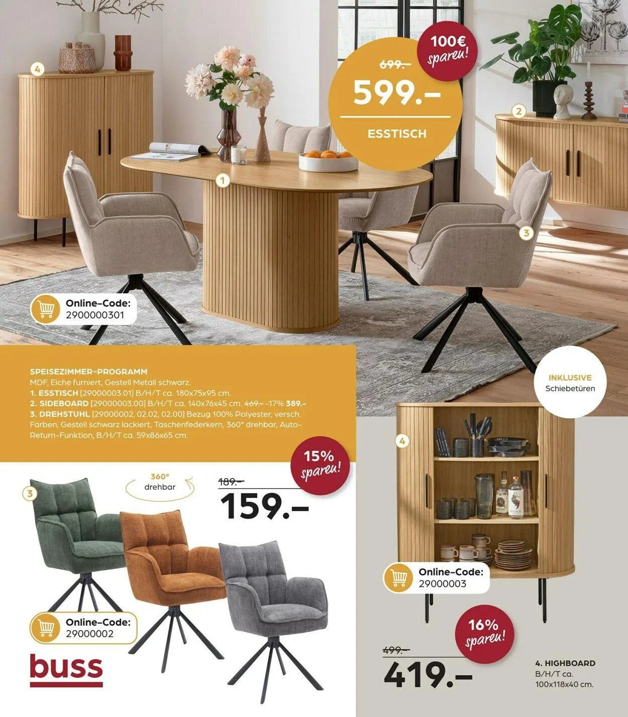 SB Möbel Boss Aktueller Prospekt von 9. April bis 23. April 2025 - Prospekt seite 2