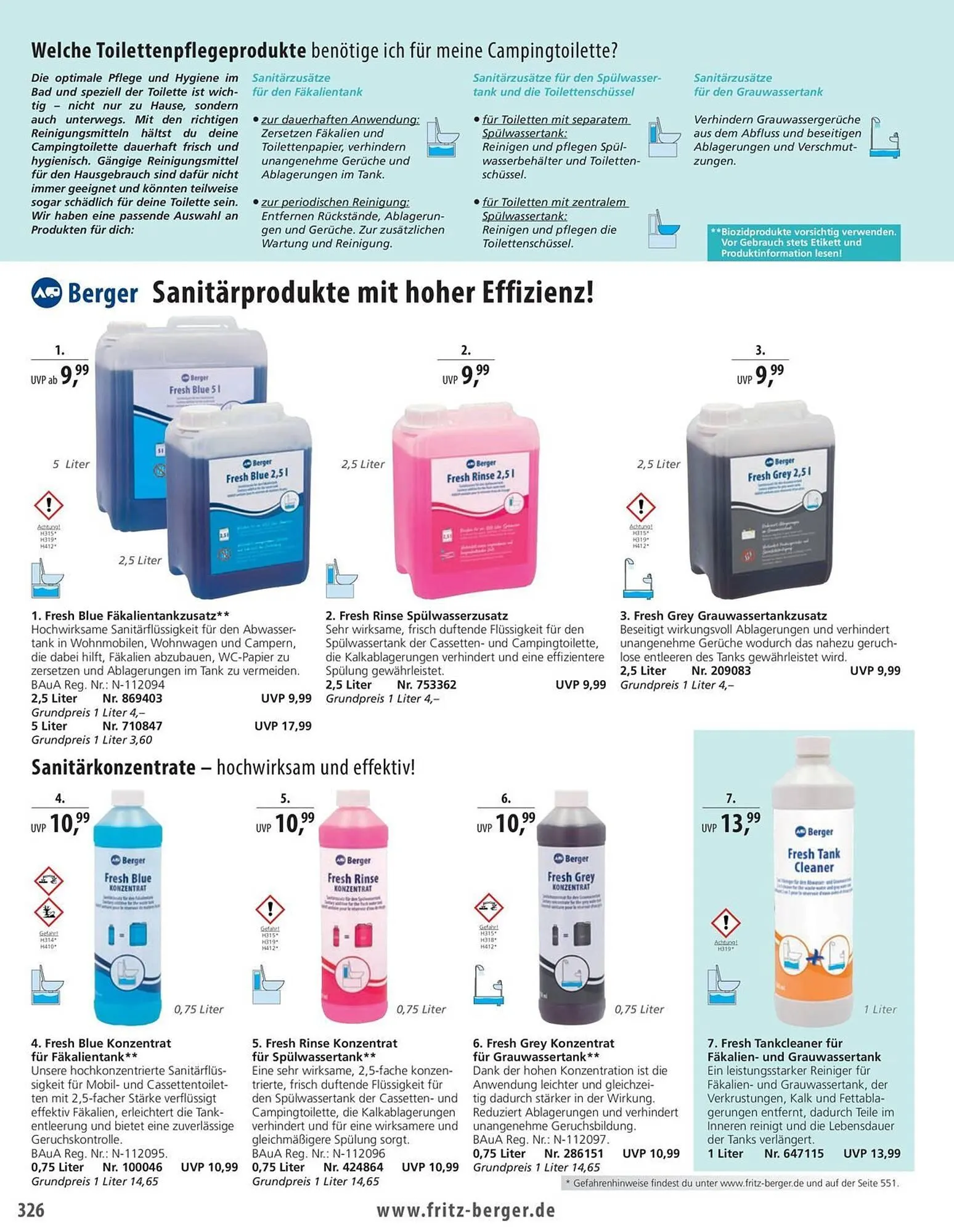 Fritz Berger Prospekt von 27. Mai bis 31. Dezember 2025 - Prospekt seite 326