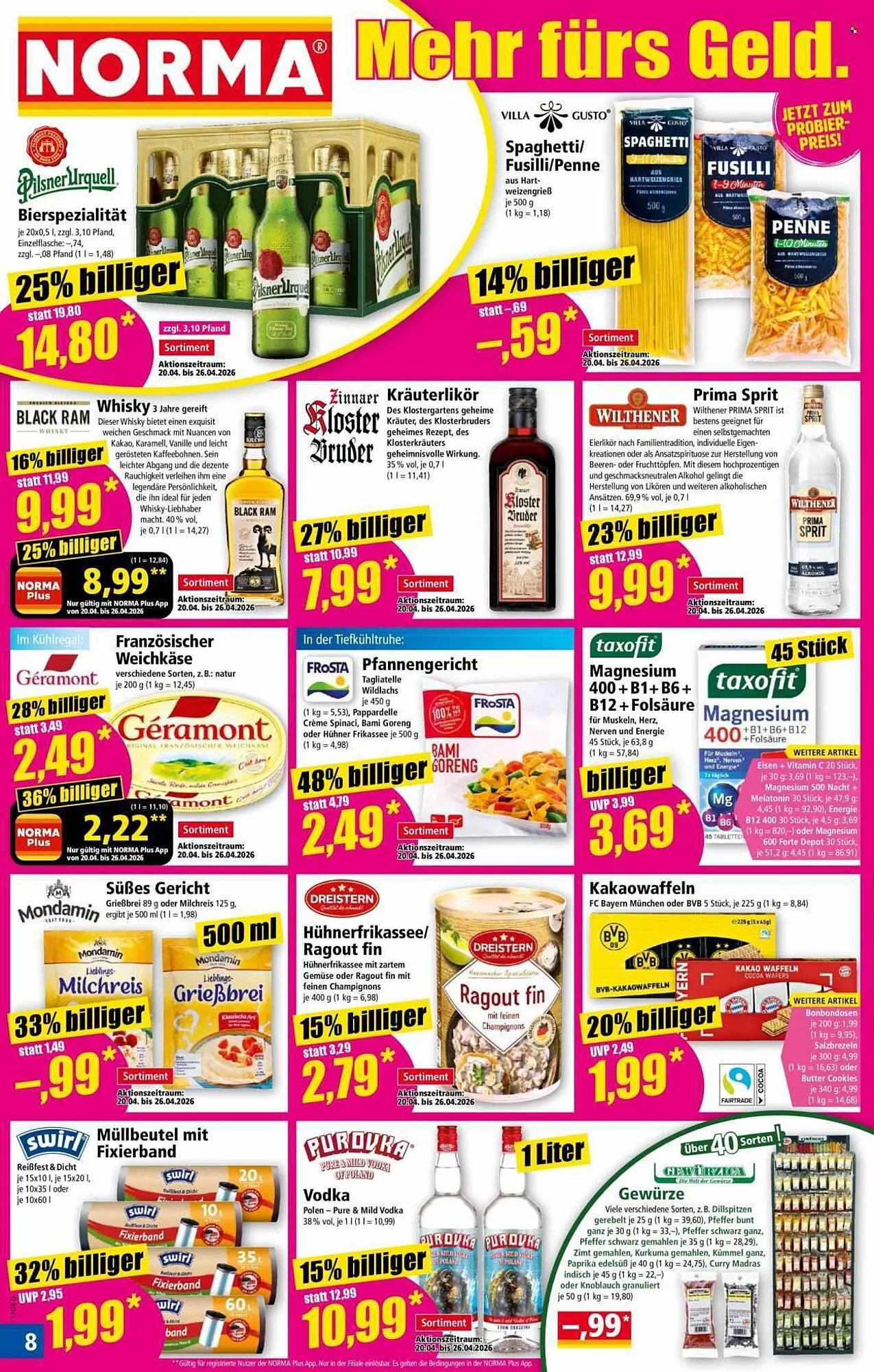 Norma Prospekt von 20. April bis 26. April 2026 - Prospekt seite 8