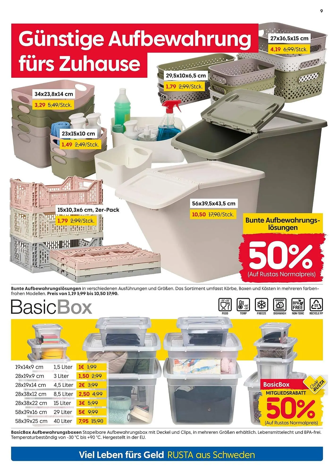 Rusta Prospekt von 3. Januar bis 9. Januar 2026 - Prospekt seite 9