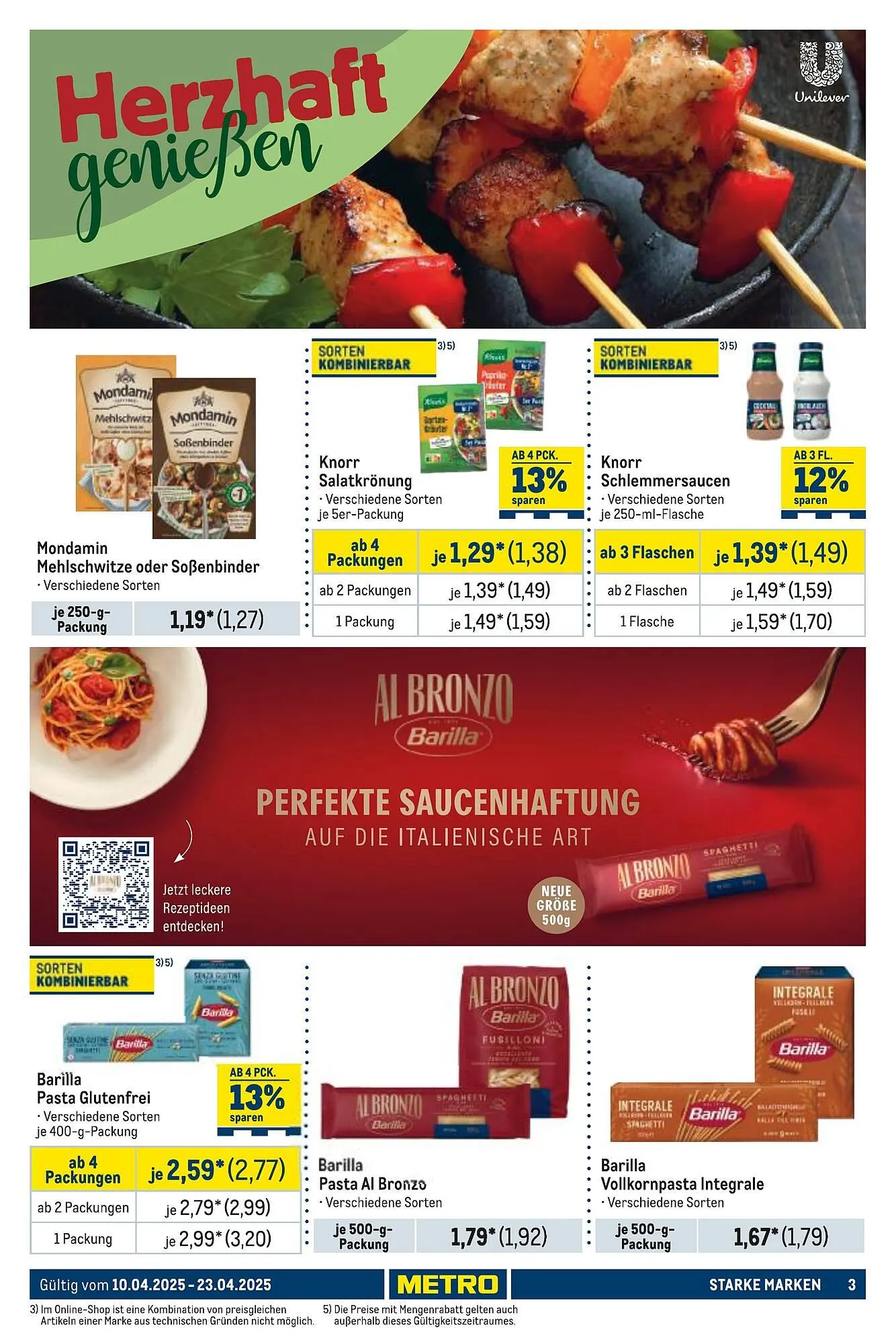 METRO Prospekt von 10. April bis 22. April 2025 - Prospekt seite 3