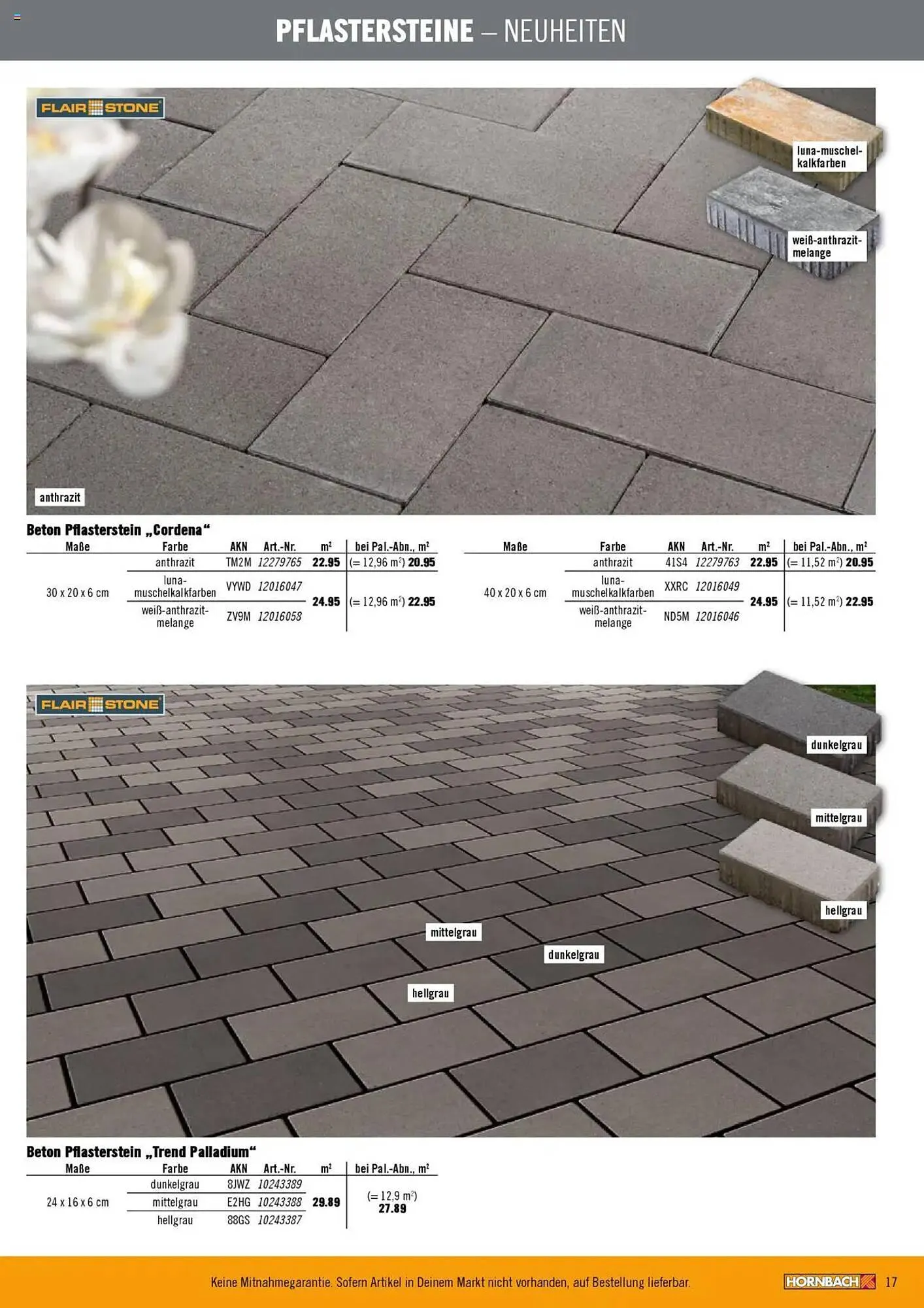 Hornbach Prospekt von 28. Februar bis 29. März 2025 - Prospekt seite 17