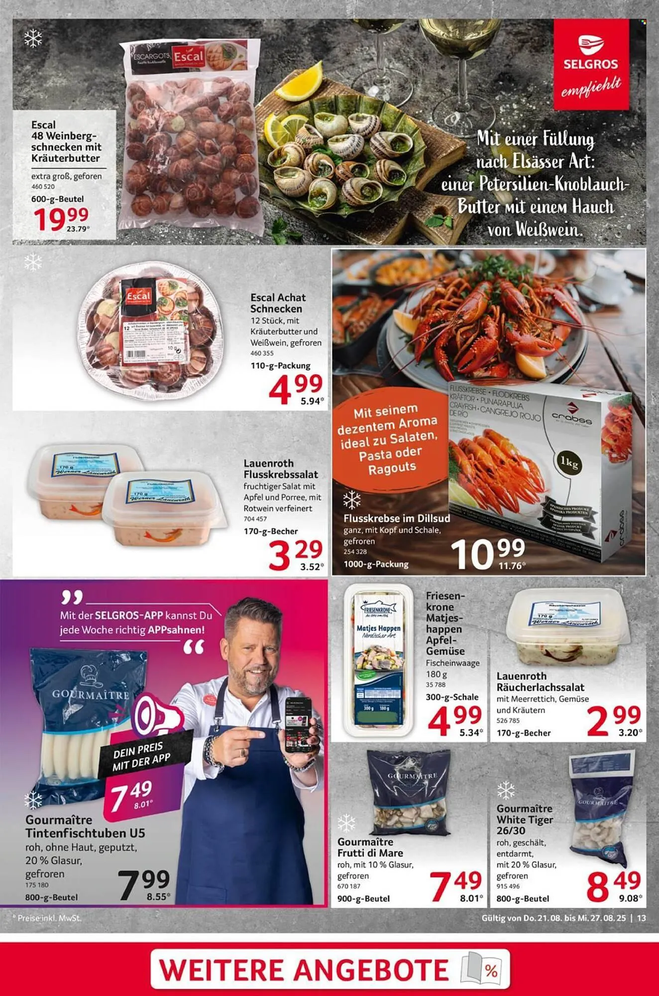 Selgros Prospekt von 21. August bis 27. August 2025 - Prospekt seite 13