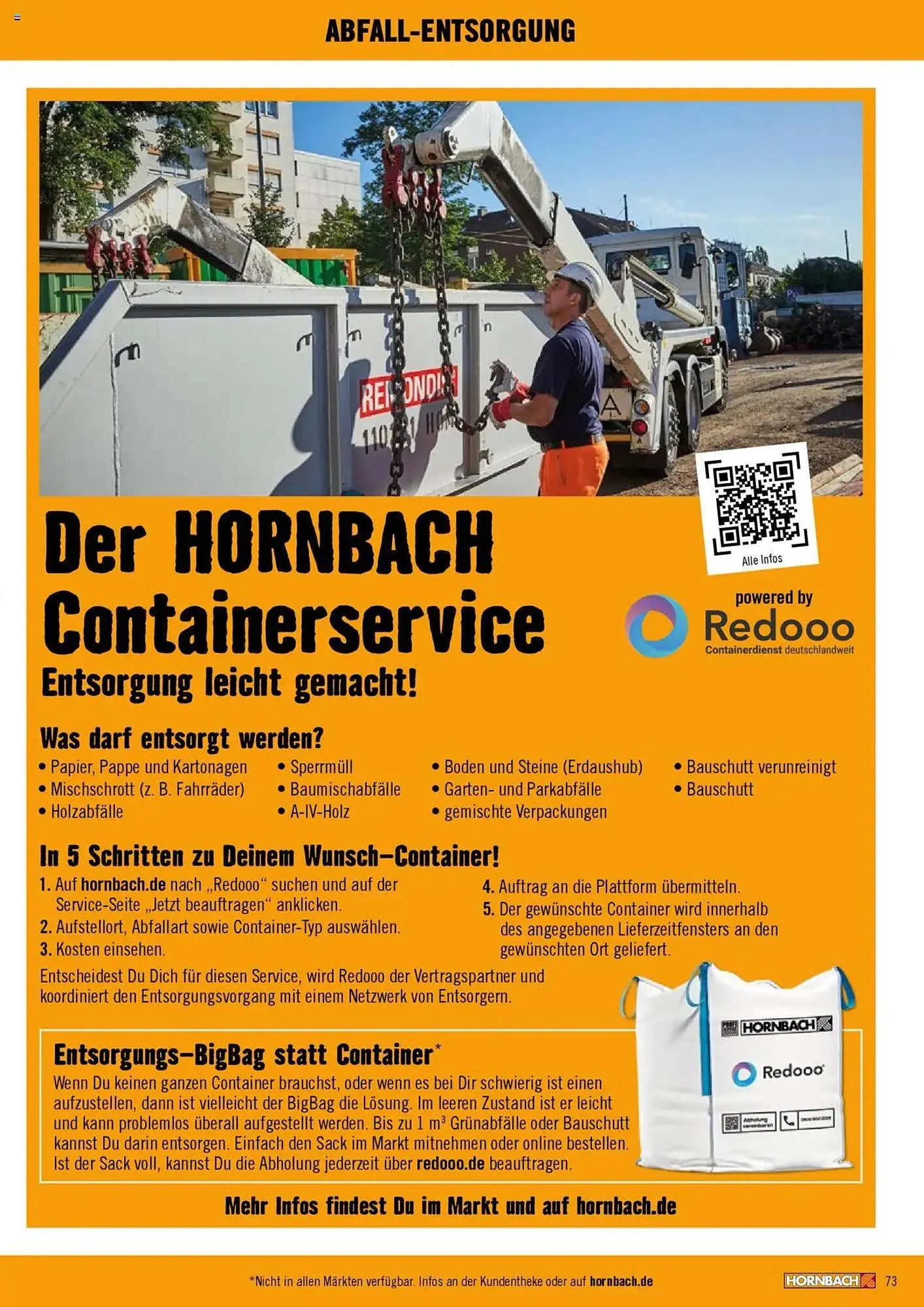 Hornbach Prospekt von 28. Februar bis 29. März 2025 - Prospekt seite 73