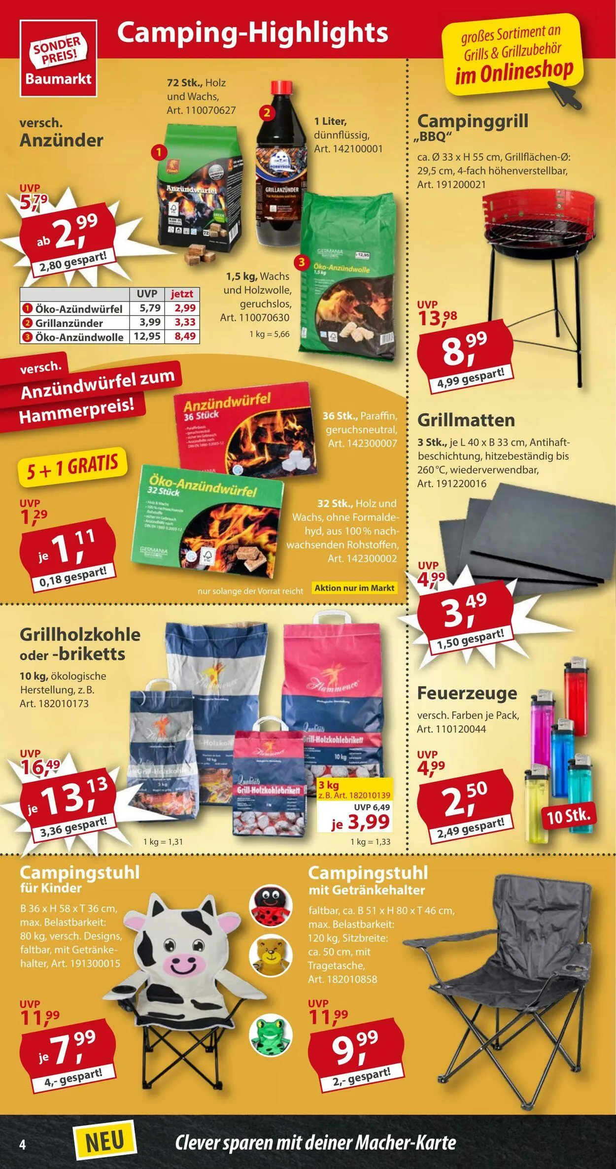 Sonderpreis Baumarkt Aktueller Prospekt von 17. März bis 30. März 2025 - Prospekt seite 4