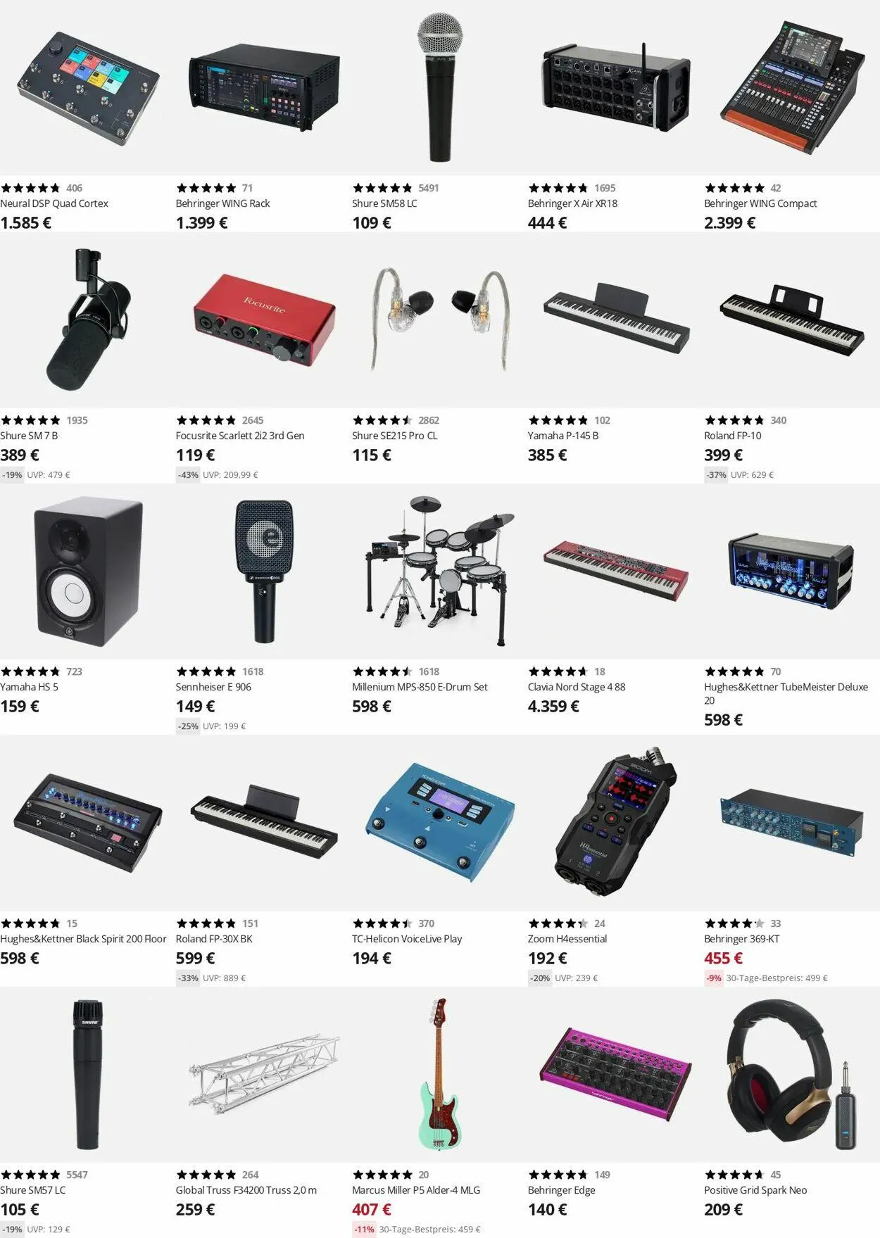 Thomann Aktueller Prospekt von 9. Juni bis 18. Juni 2025 - Prospekt seite 5