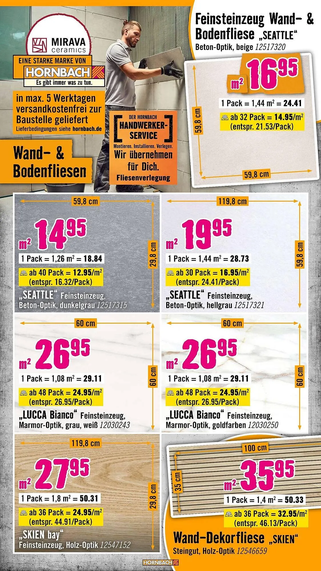 Hornbach Prospekt von 8. April bis 6. Mai 2026 - Prospekt seite 28