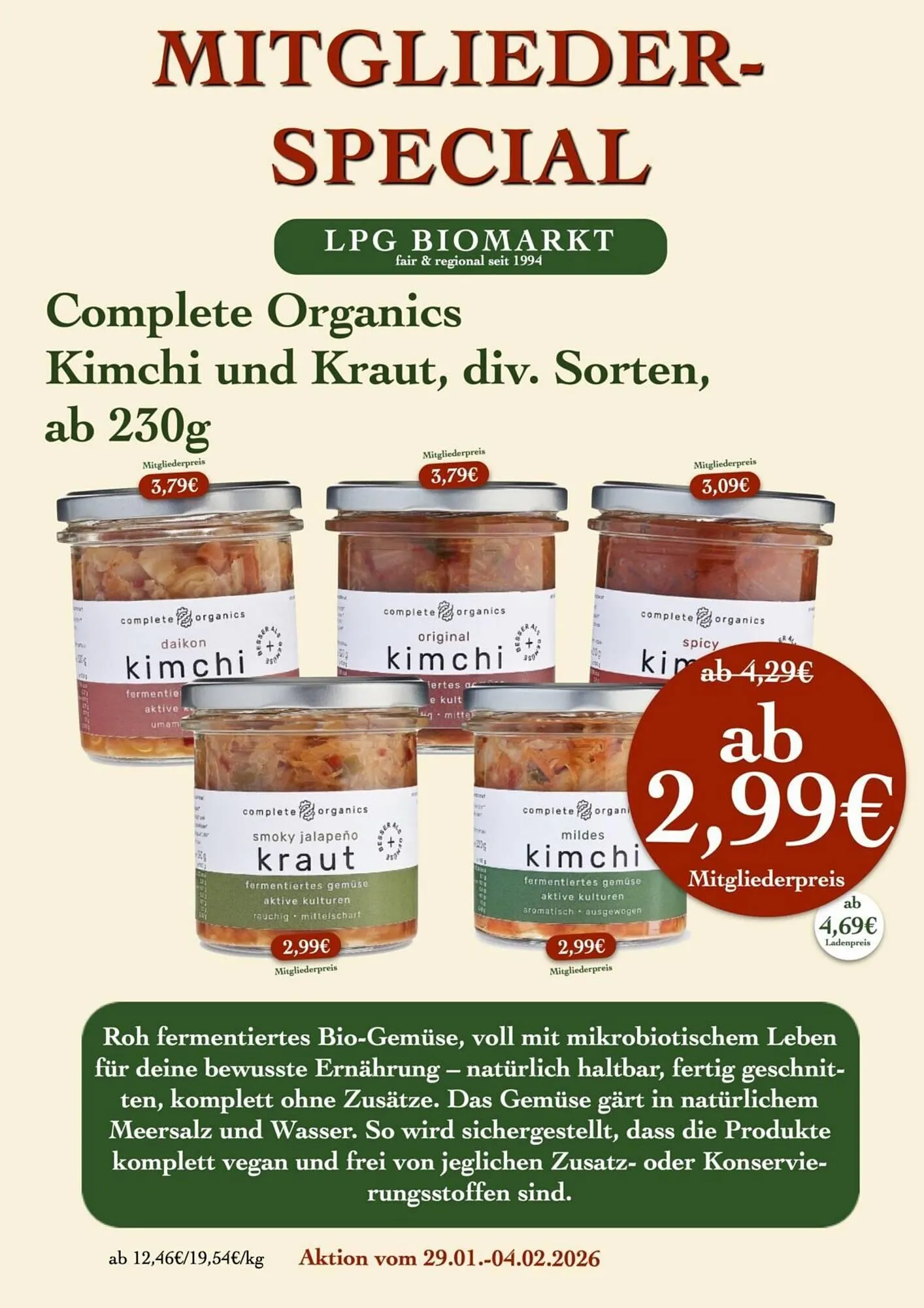 LPG Biomarkt Prospekt von 29. Januar bis 4. Februar 2026 - Prospekt seite 10