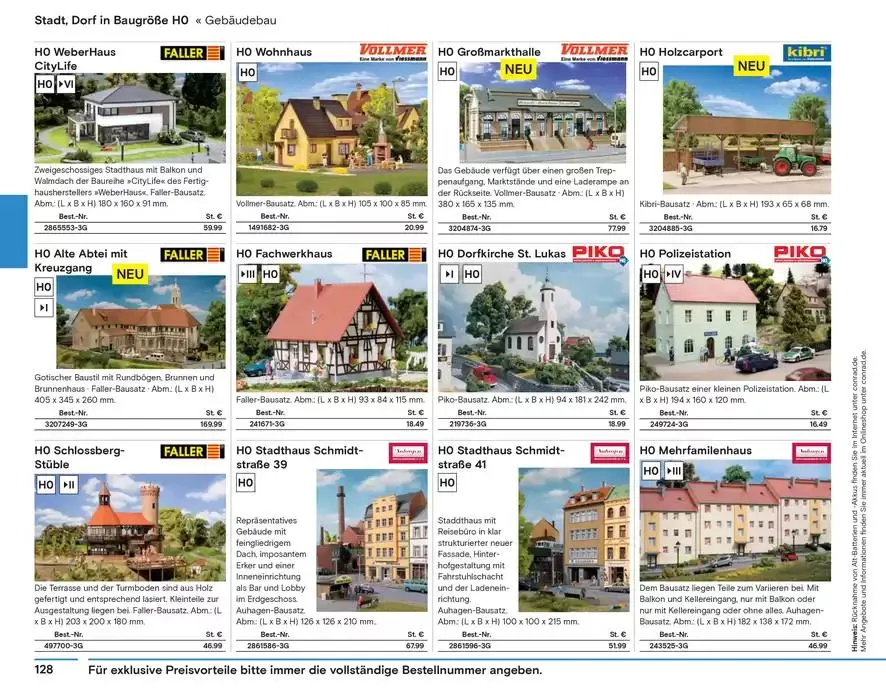 Modellbahn Katalog von 29. Oktober bis 31. Dezember 2025 - Prospekt seite 130