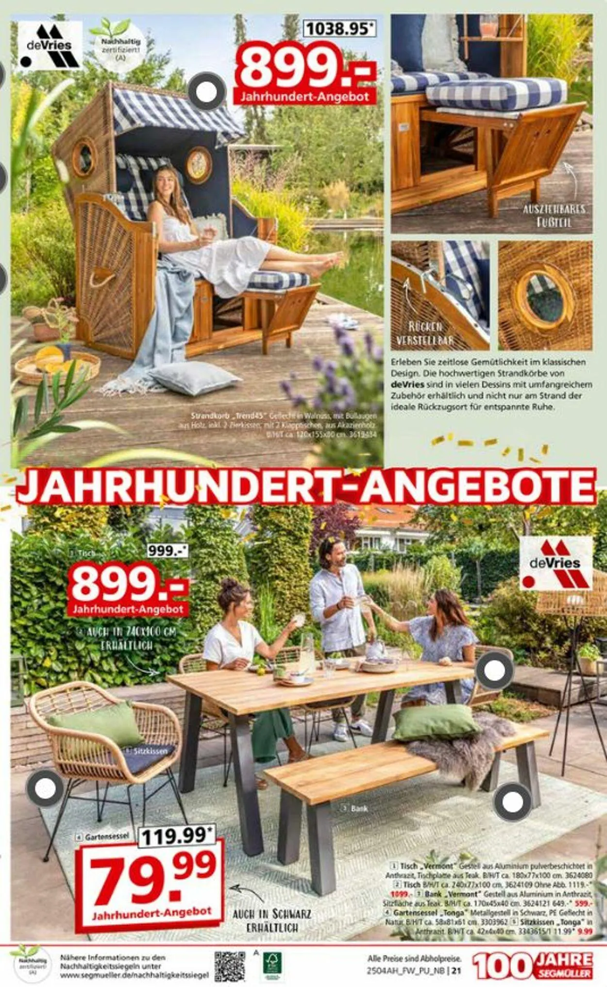 SEGMÜLLER von 5. April bis 26. April 2025 - Prospekt seite 25