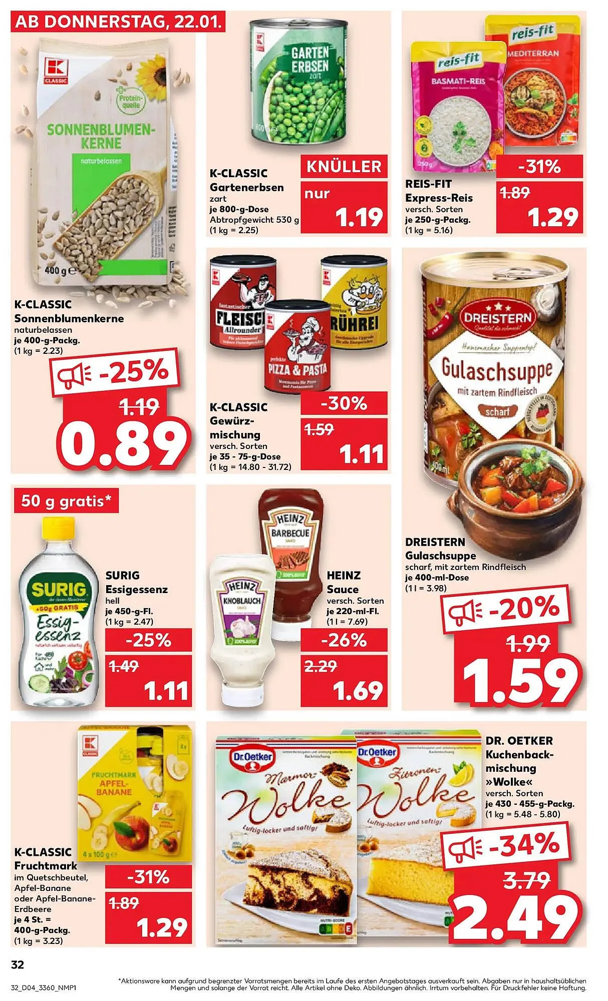 Kaufland Prospekt von 25. Januar bis 28. Januar 2026 - Prospekt seite 32
