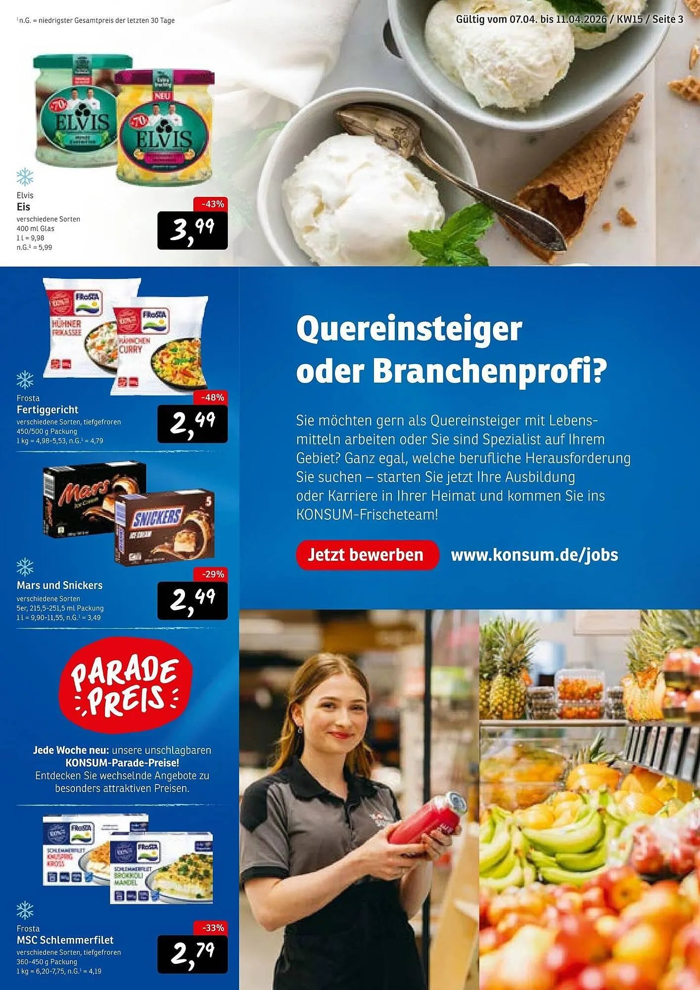 KONSUM Prospekt von 7. April bis 11. April 2026 - Prospekt seite 3