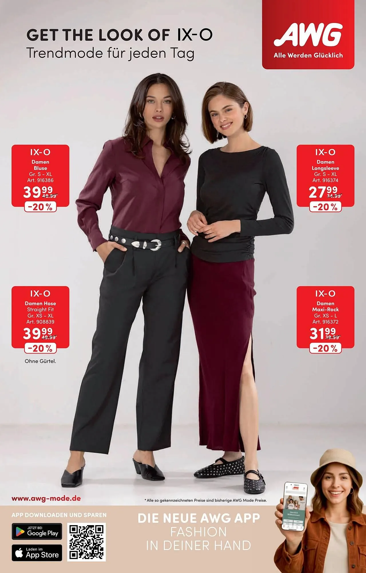 AWG Mode Prospekt von 2. August bis 17. August 2025 - Prospekt seite 1