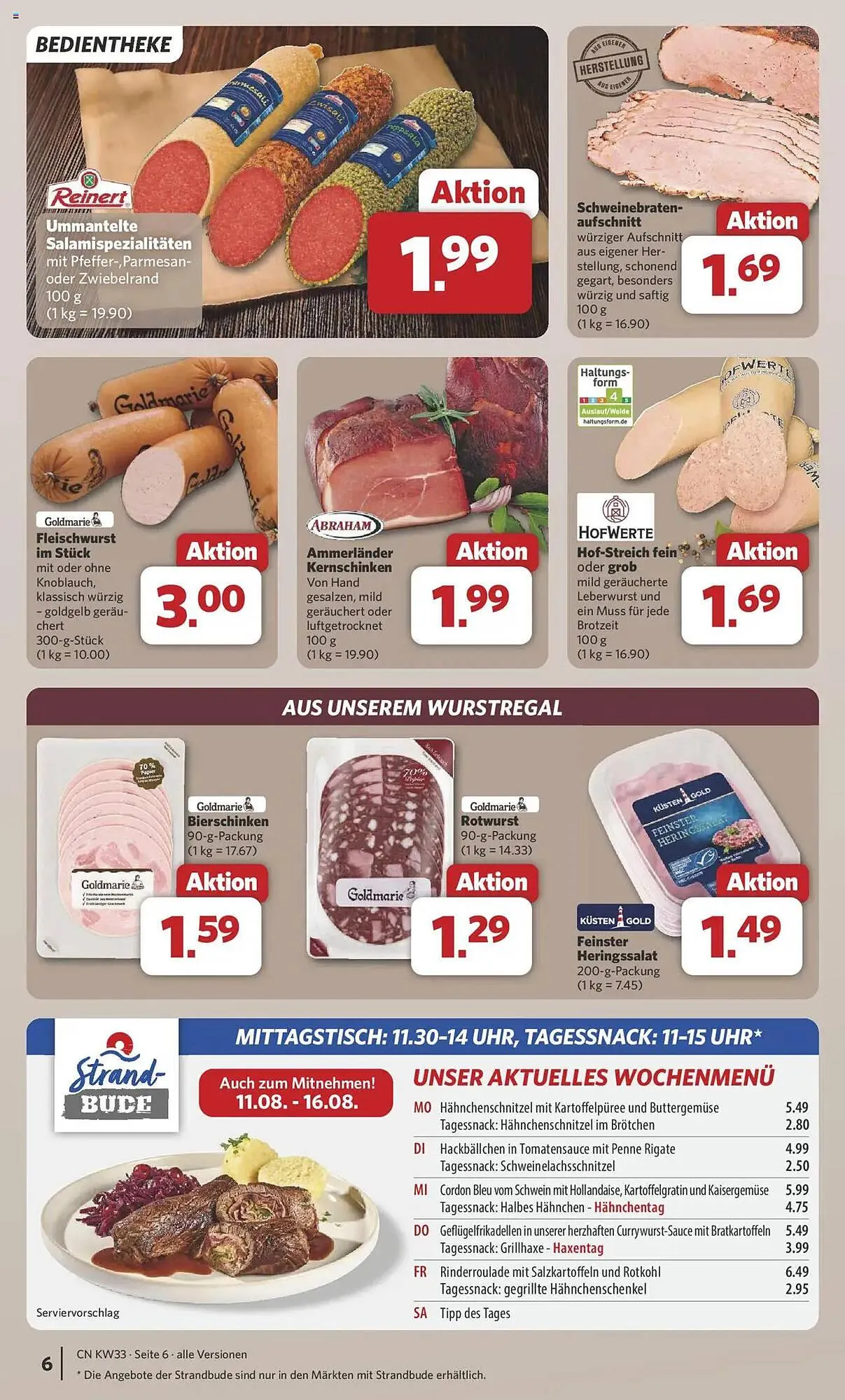 Combi Prospekt von 11. August bis 16. August 2025 - Prospekt seite 6