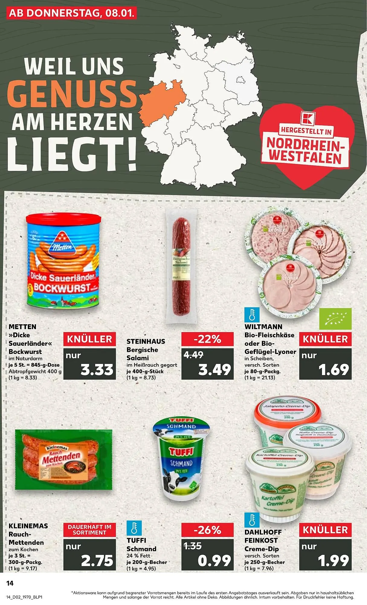 Kaufland Prospekt von 8. Januar bis 14. Januar 2026 - Prospekt seite 14