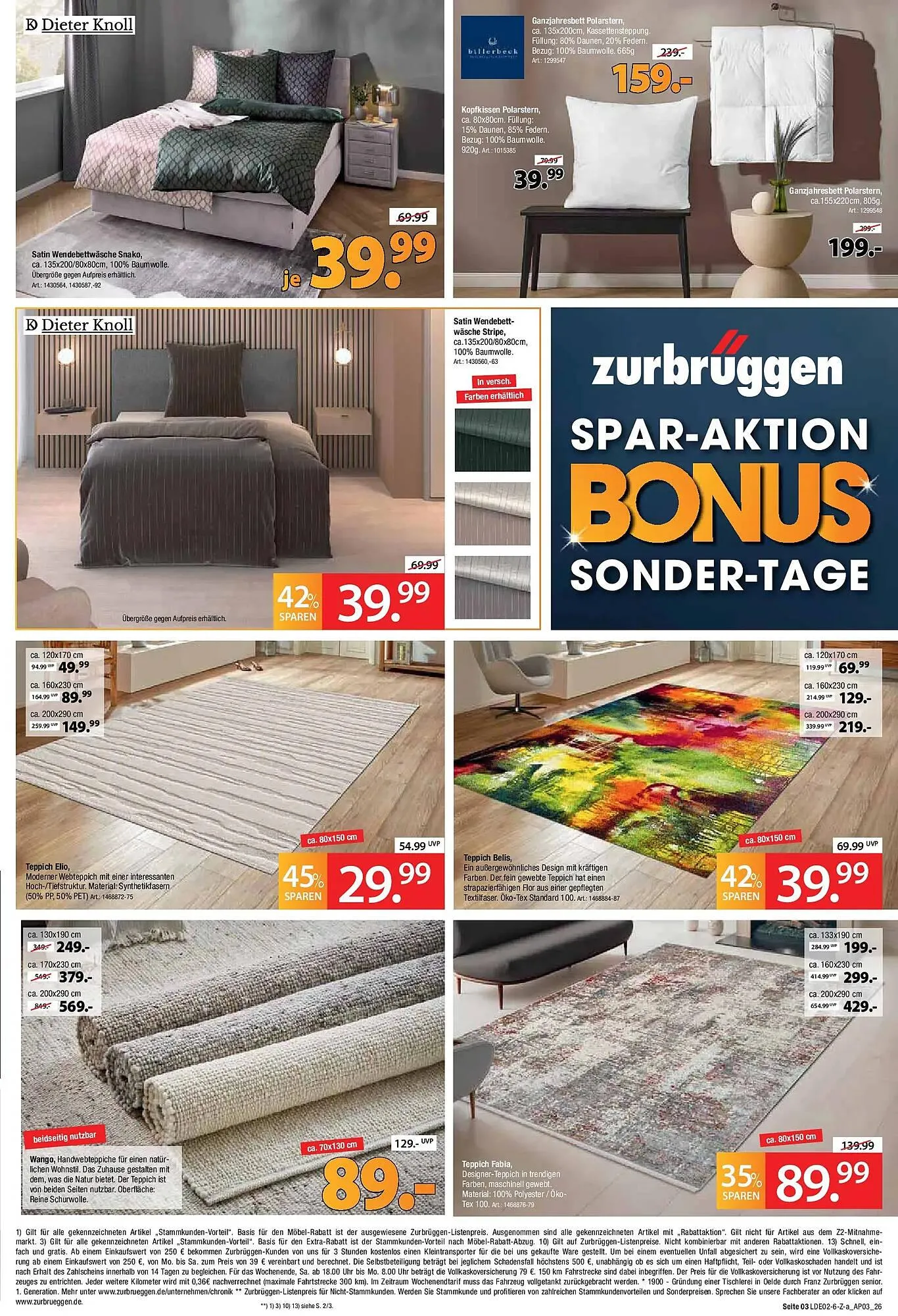 Zurbrüggen Prospekt von 27. Februar bis 14. März 2026 - Prospekt seite 3